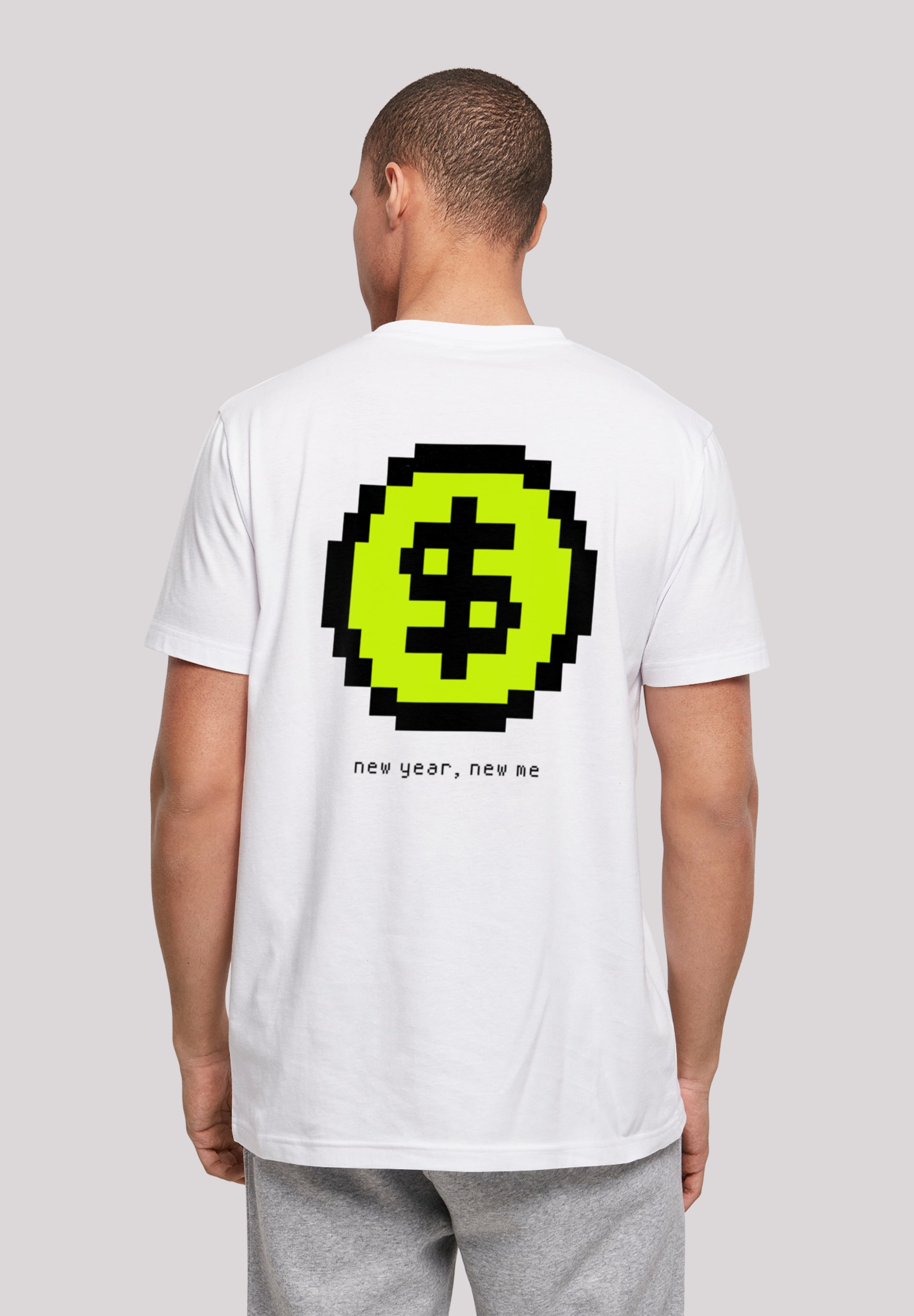F4NT4STIC T-Shirt »Happy People Only Good Vibes«, Print