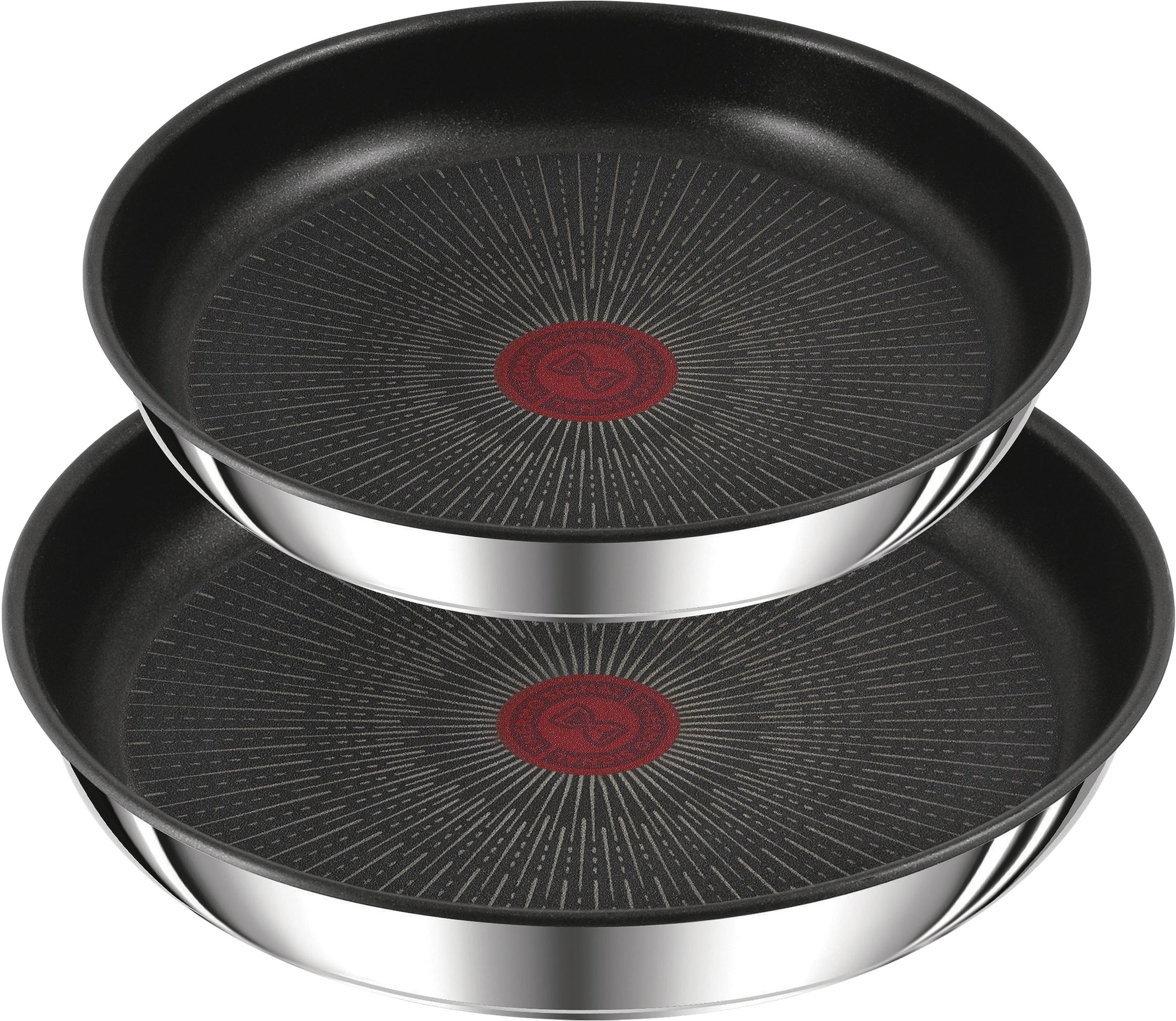 Tefal Pfannen-Set On«, alle Induktion kaufen Antihaft, 3 (Set, Edelstahl, tlg.), Preference »Ingenio Thermo-Signal, Herdarten, Griff, BAUR abnehmbarer 