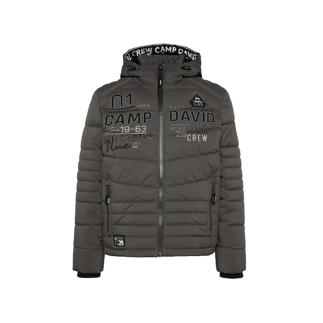 CAMP DAVID Outdoorjacke, mit Kapuze, mit Windbreaker-Bündchen im Ärmel ▷  kaufen | BAUR