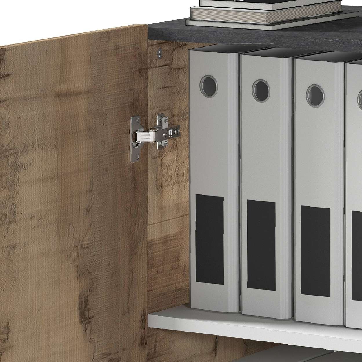 INOSIGN Aktenschrank »Sunrise Aktenschrank, Mehrzweckschrank, Büroschrank«, mit 2 Türen & 2 Fӓchern, Breite 79,2 cm, Made in Italy