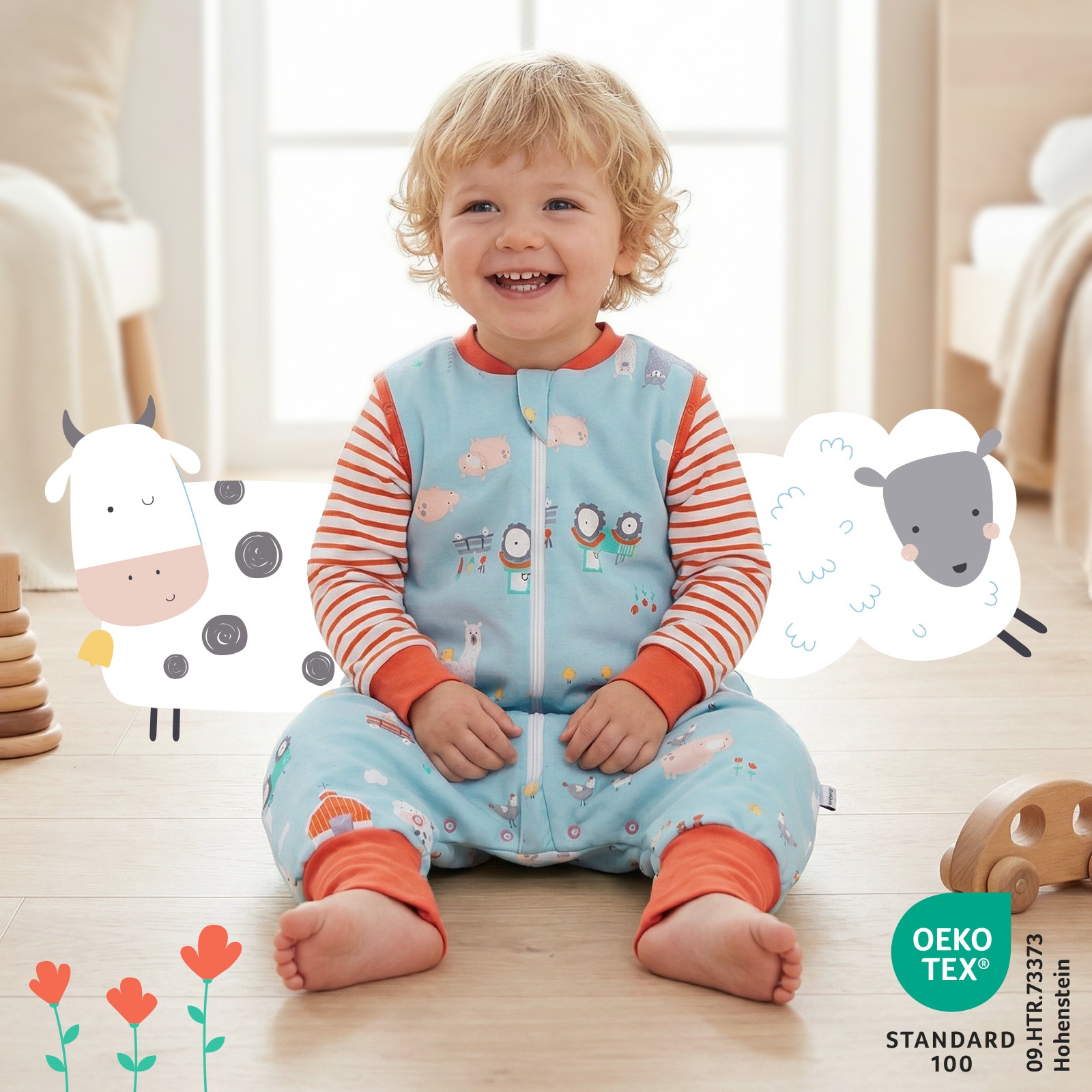 Schlummersack Babyschlafsack »Schlafsack mit Füßen 3.5 Tog«