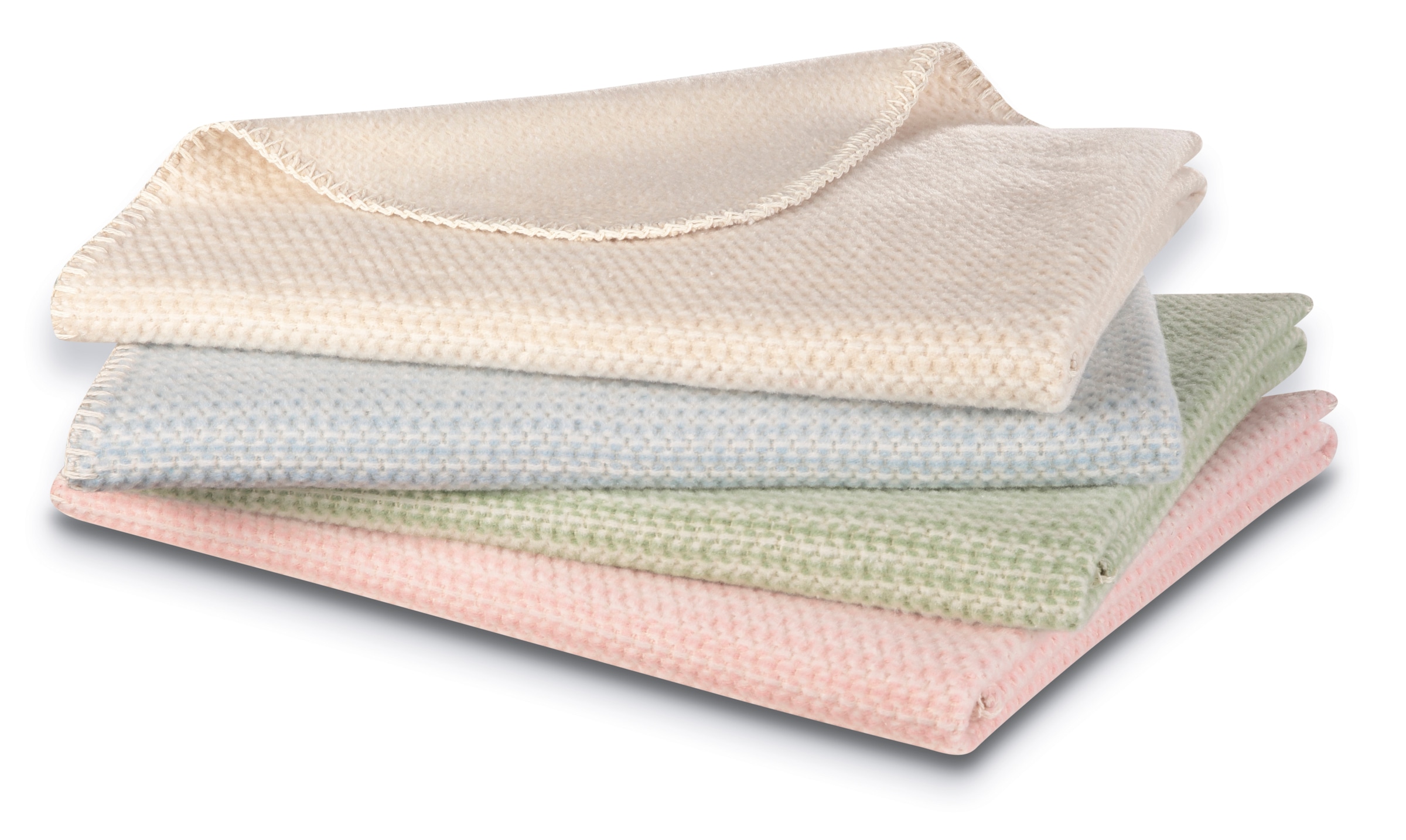 Biederlack Babydecke »Babydecke Cotton«, 75 x 100, mit Zierstich