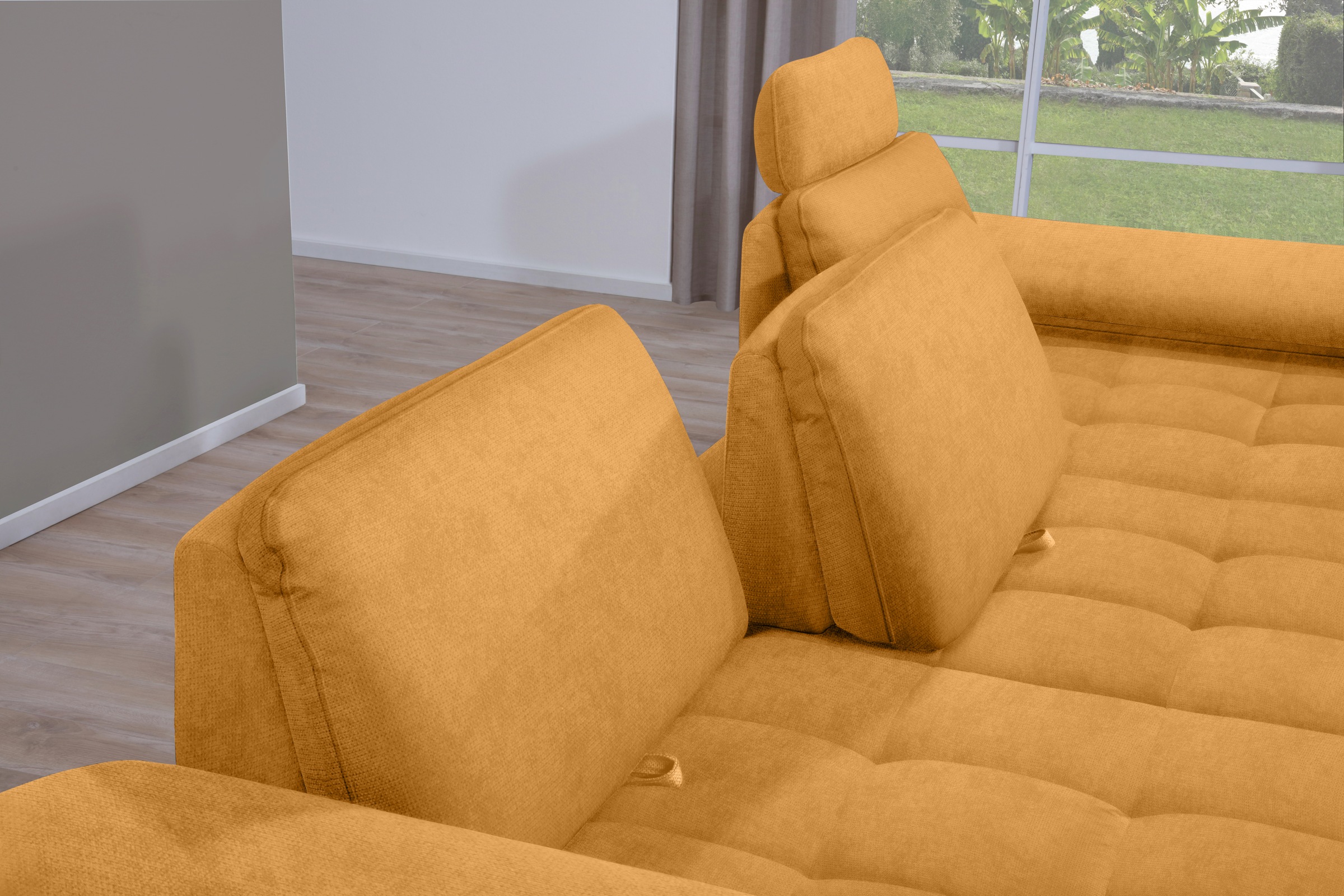 alina Ecksofa »Royce«, inklusive Sitztiefenverstellung, 270 cm breit