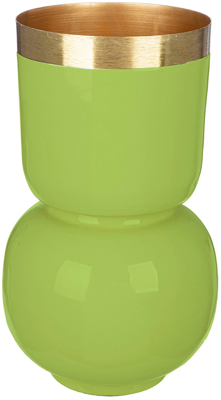 GILDE Tischvase "Vase Roro mit Goldrand", (1 St.) günstig online kaufen