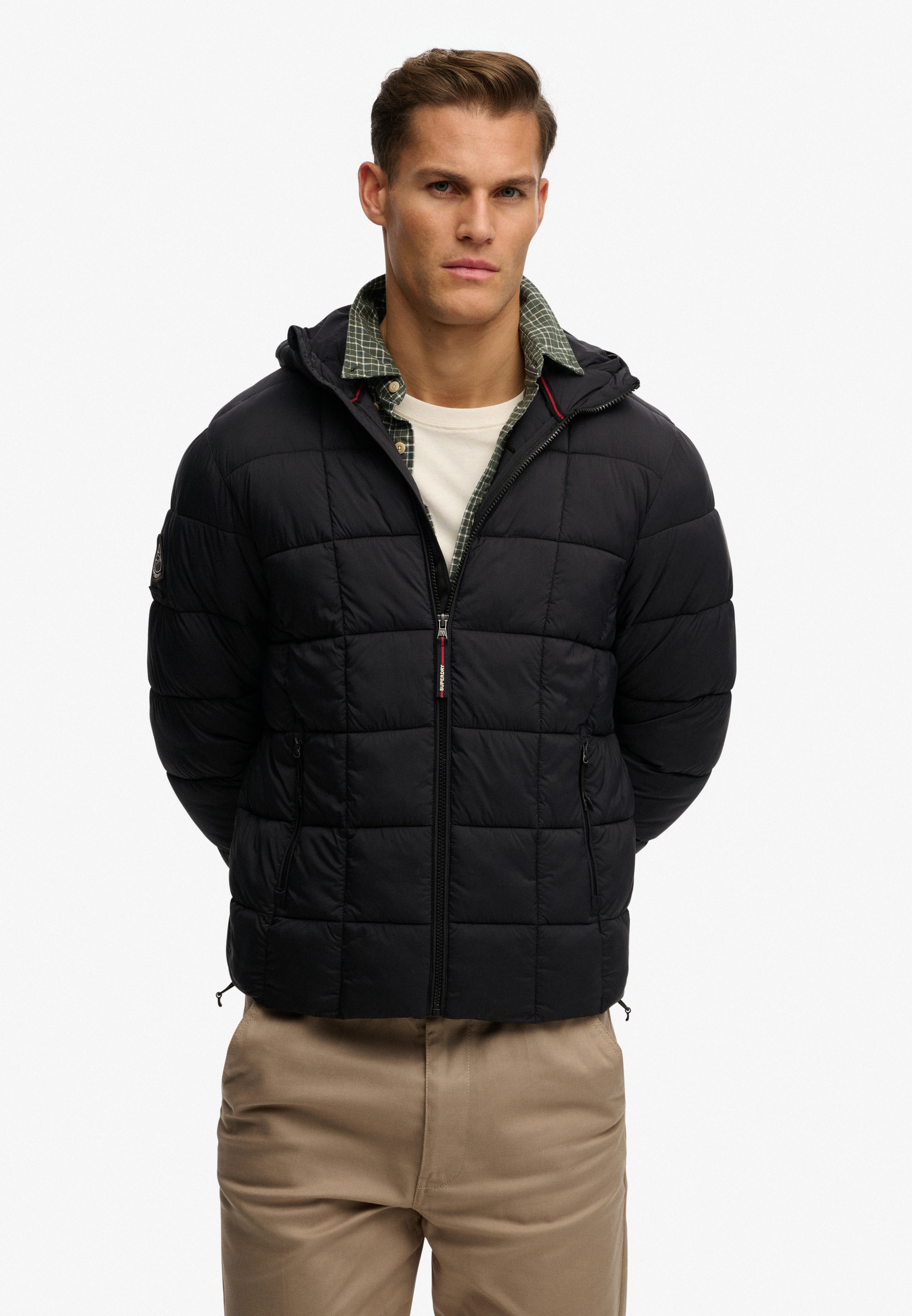 Superdry Steppjacke "HOOD BOX QUILT FUJI LITE JKT" günstig online kaufen