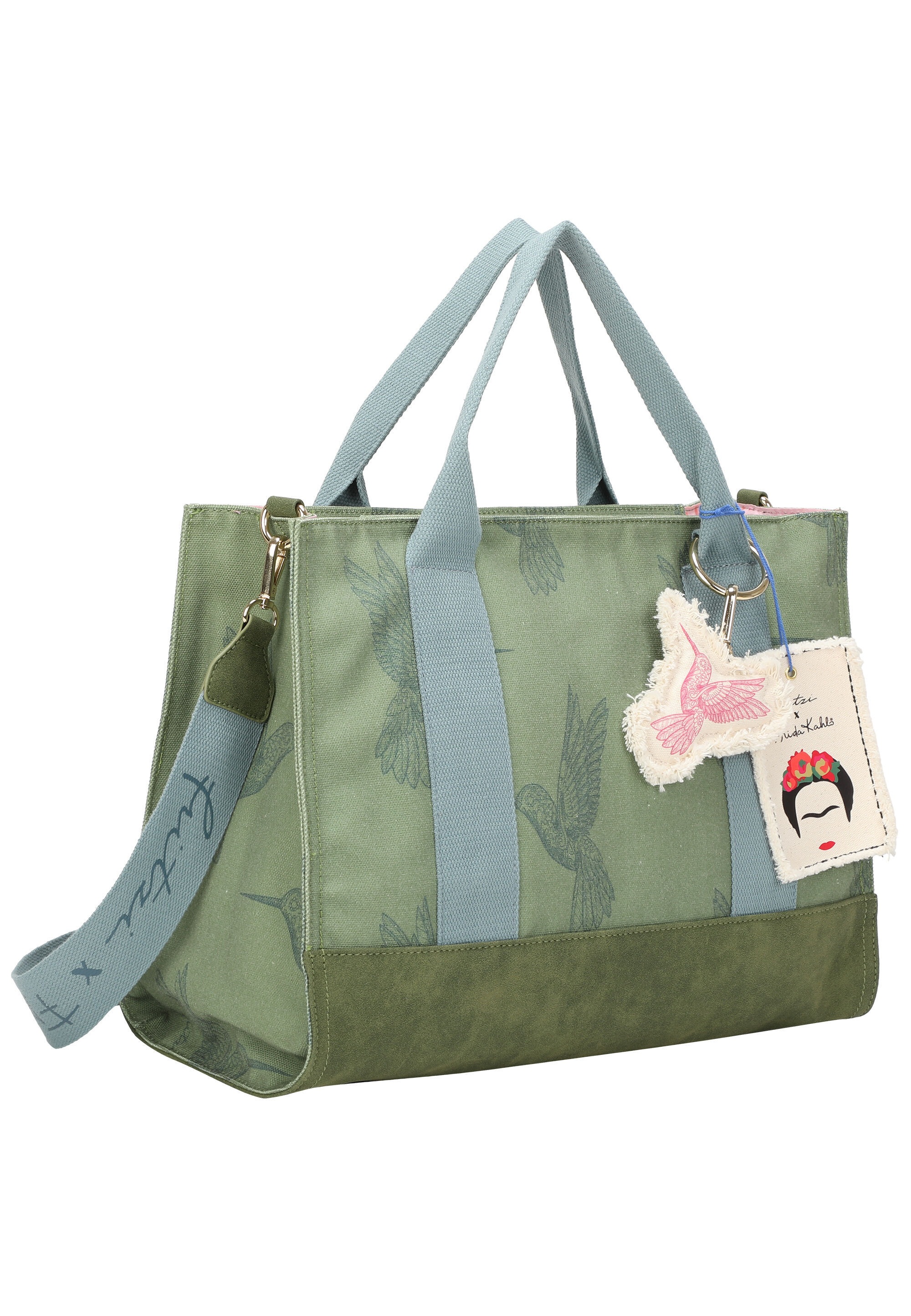 Fritzi aus Preußen Shopper »Fritzi x Frida Kahlo« mit Kolibri-Print