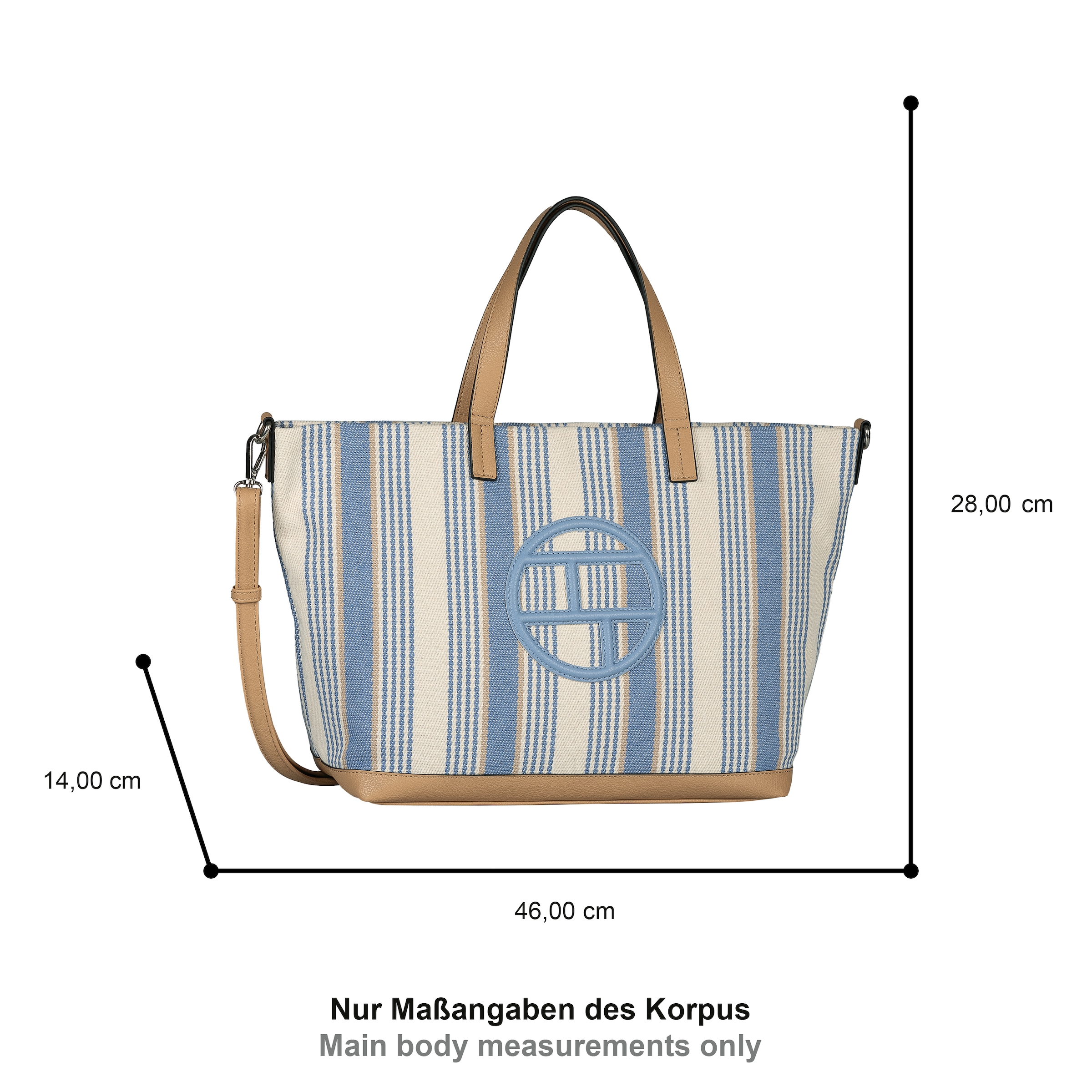 TOM TAILOR Shopper »Gilda« Damen Umhängetasche, Tragetasche mit großem Tom-Tailor-Logo