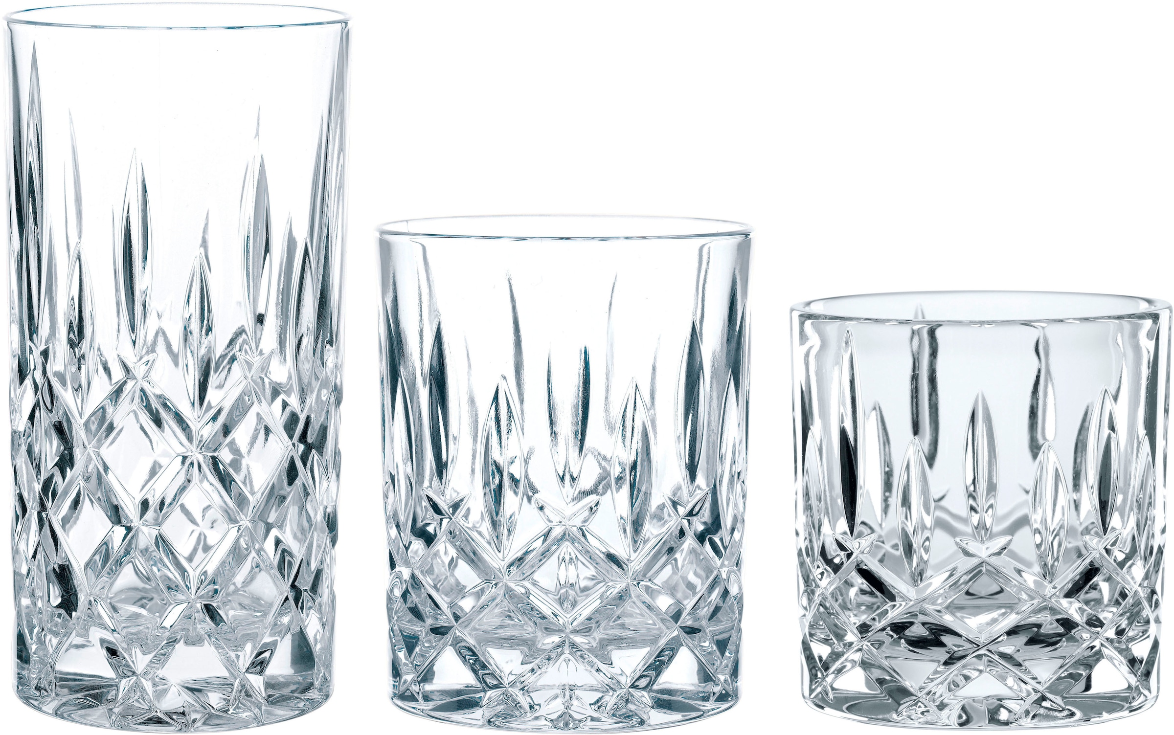 Gläser-Set »Noblesse«, (Set, 18 tlg., je 6 Whisky-Gläser, Longdrinkgläser und...
