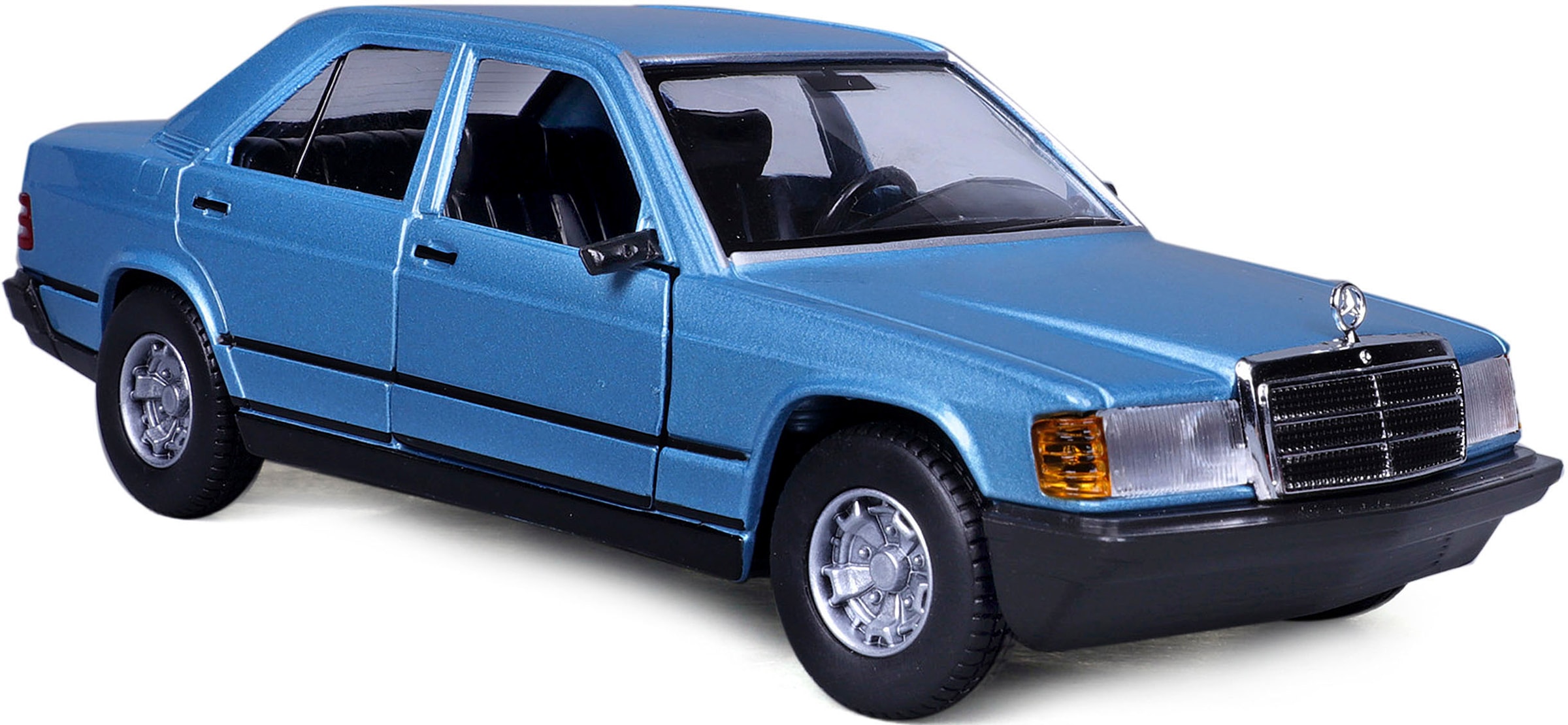 Bburago Sammlerauto »Mercedes 190E ´87, blau«, 1:24