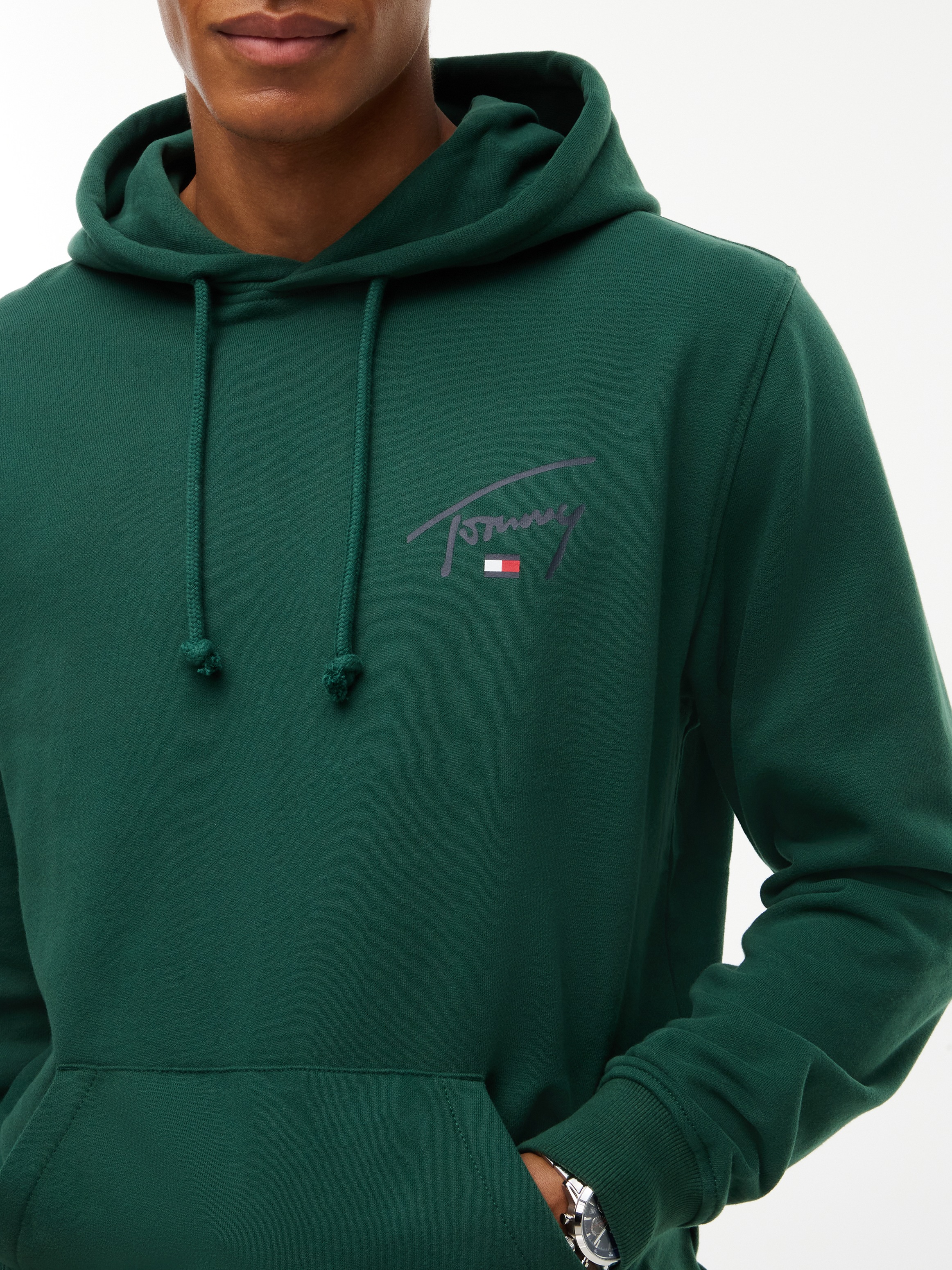 Tommy Jeans Kapuzensweatshirt »REGULAR ENTRY SIGNATURE HOOD«, Regular fit mit Kapuze
