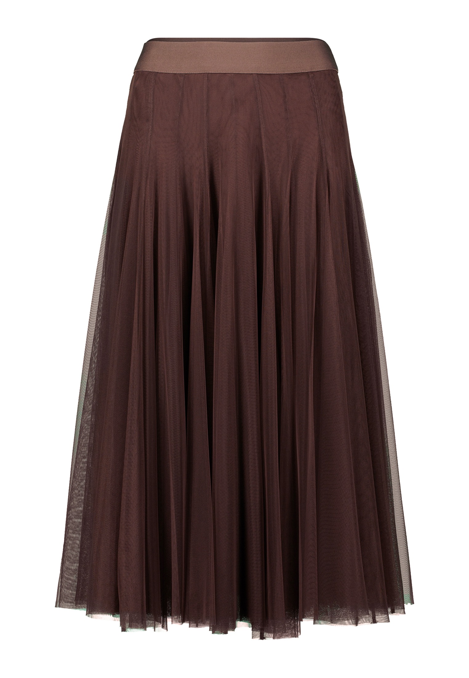 Zero Midirock "Damen mit Gummibund" Falten günstig online kaufen