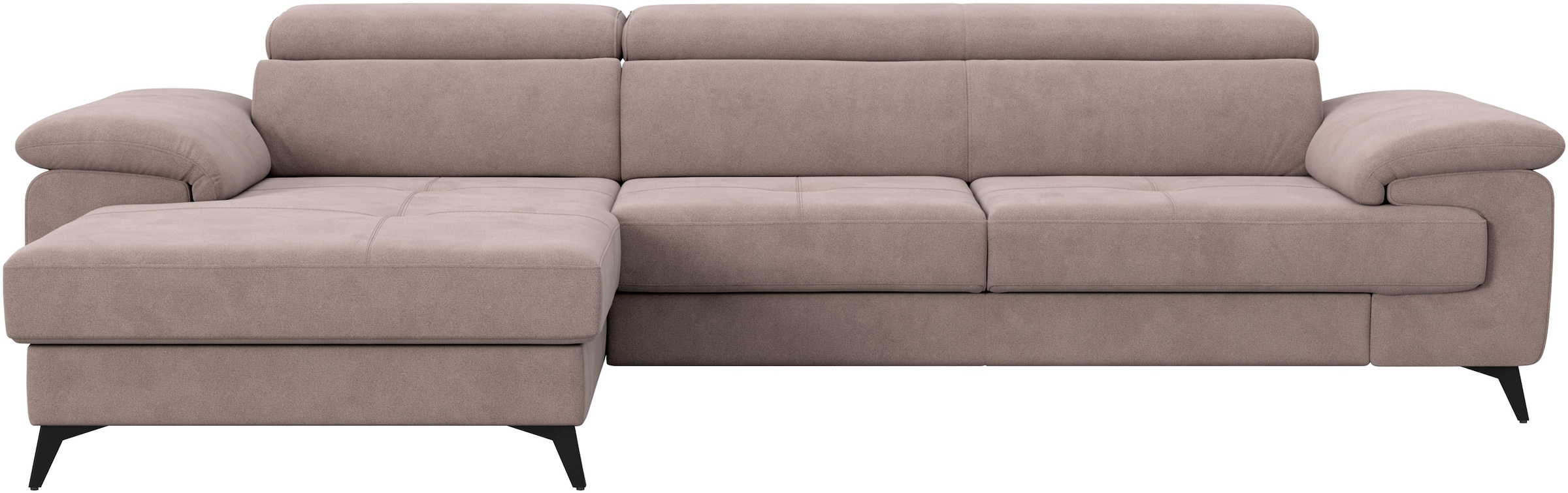 COTTA Ecksofa »Astra L-Form, B: 300 cm« mit Kopfteilverstellung, optional Bettfunktion & Bettkasten