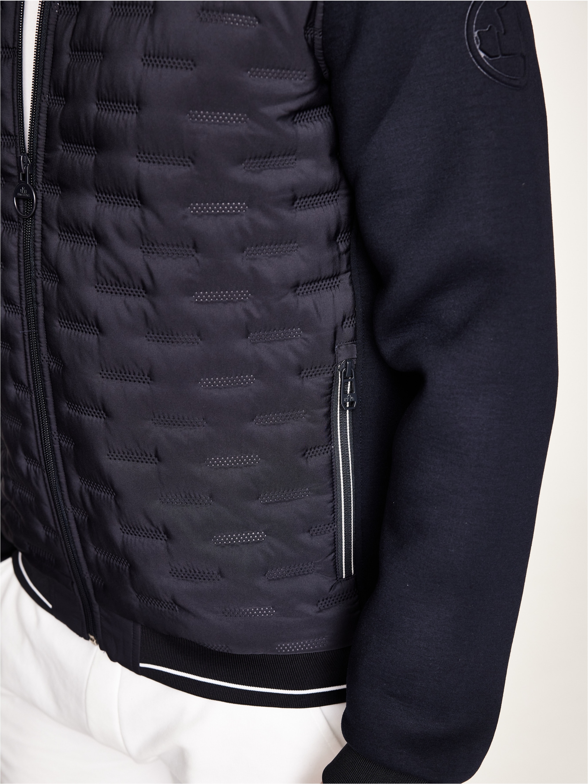New Canadian Steppjacke, mit elastischem Strickeinsatz