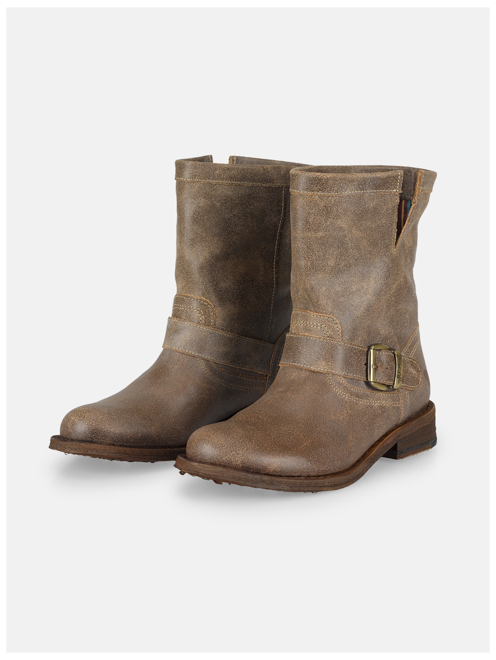 Felmini Bikerboots »Felmini Stiefelette Leder«