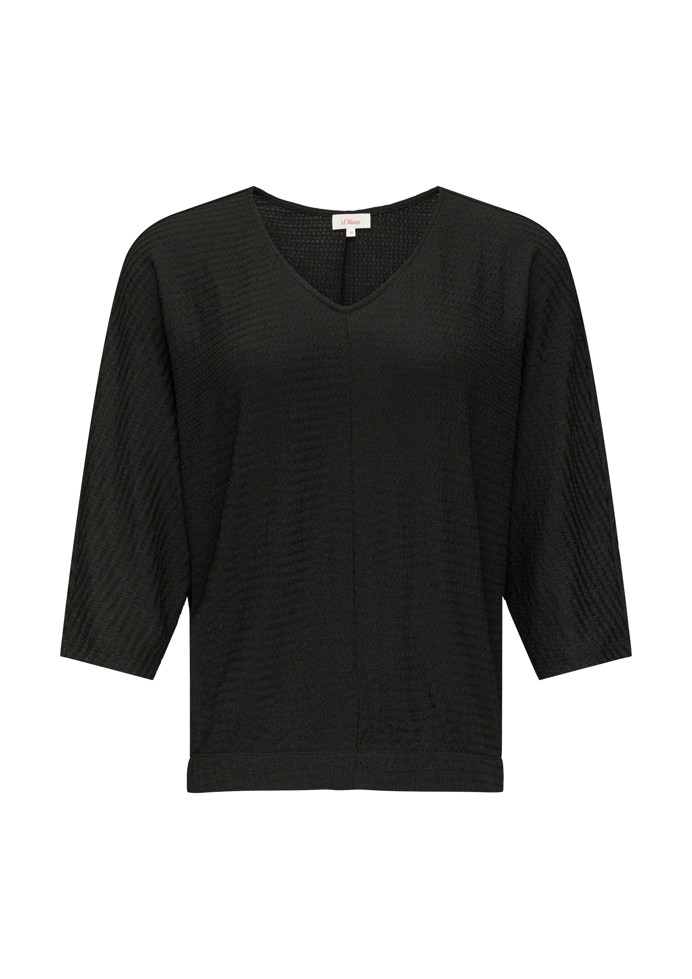 s.Oliver 3/4-Arm-Shirt mit Struktur