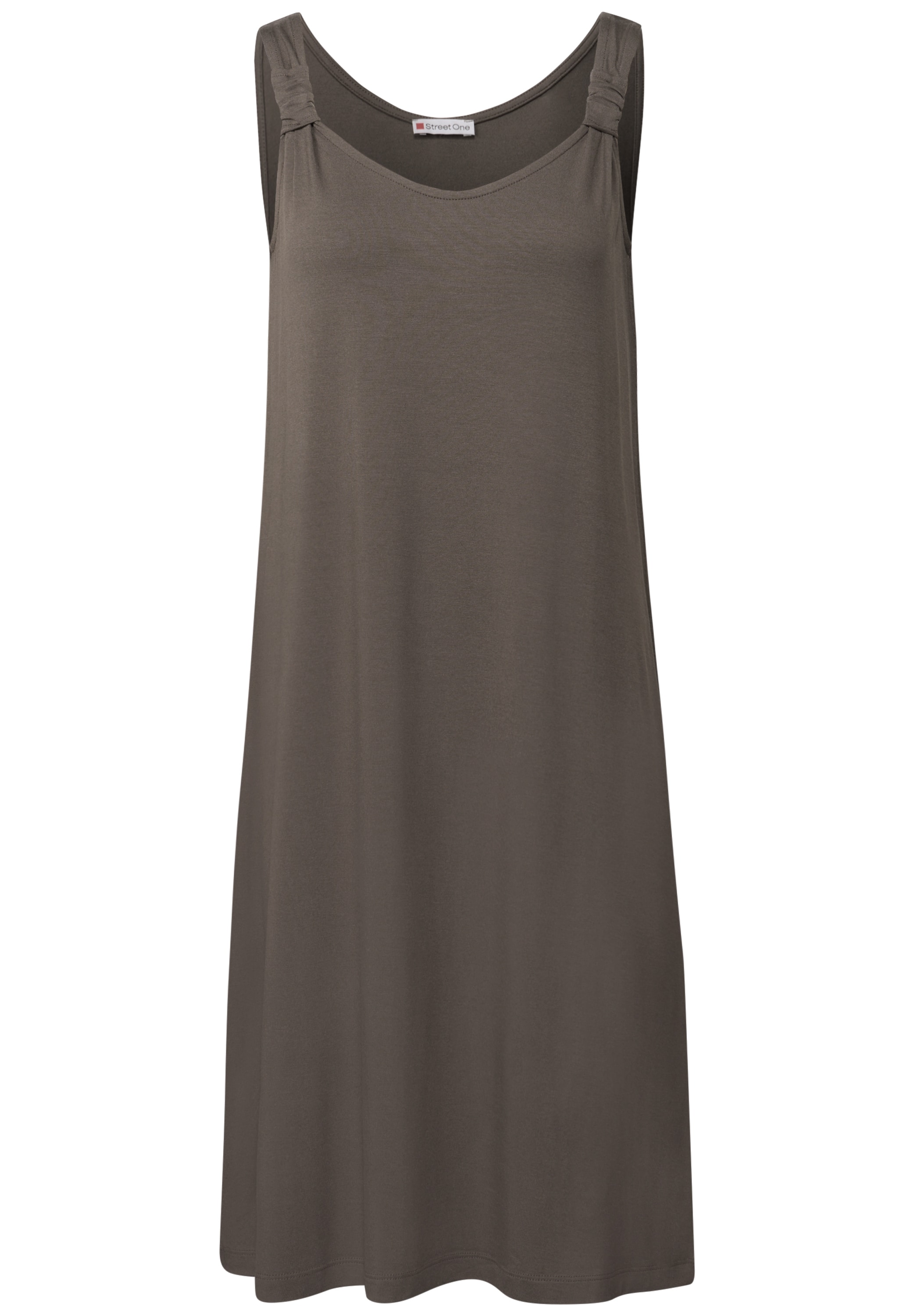 STREET ONE Jerseykleid, in Unifarbe