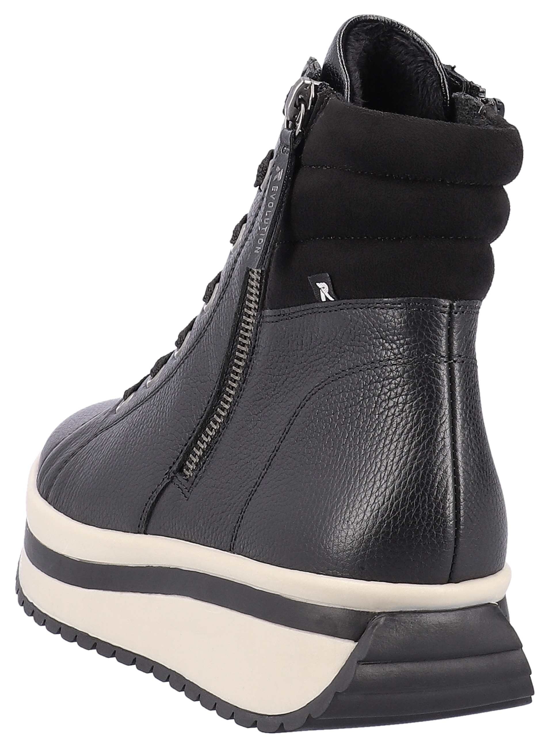 Rieker EVOLUTION Schnürboots, Plateaustiefelette, High Top Sneaker mit zwei günstig online kaufen