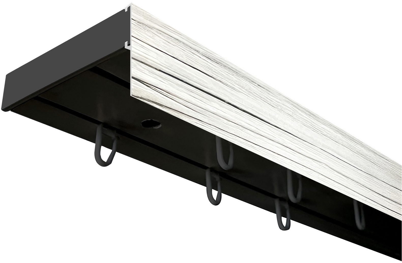 SN DECO GROUP "Vorhangschiene SH mit Blende" 2 läufig-läufig Fixmaß