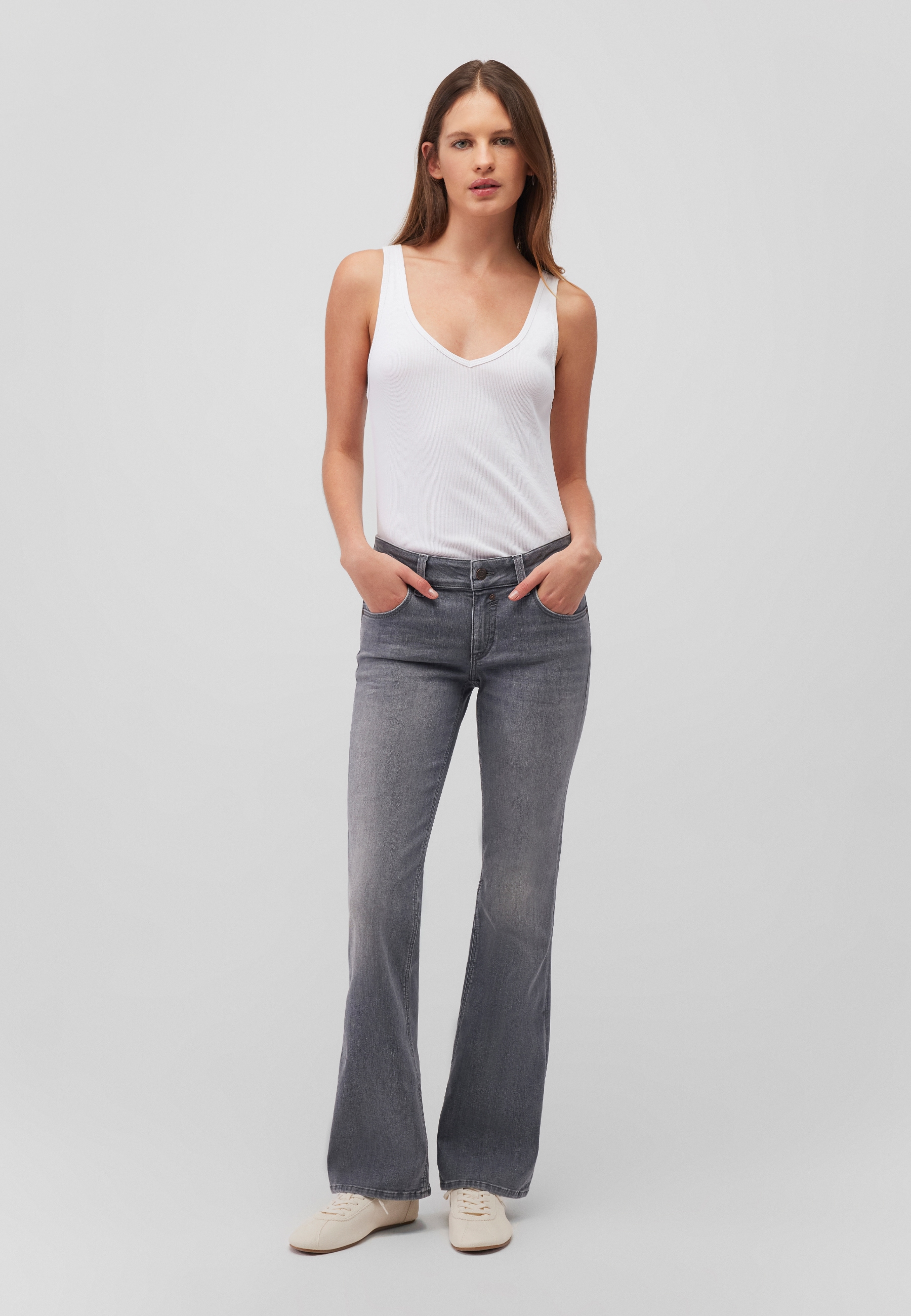 Mavi Bootcut-Jeans "BELLA MID-RISE", Bootcut Jeans