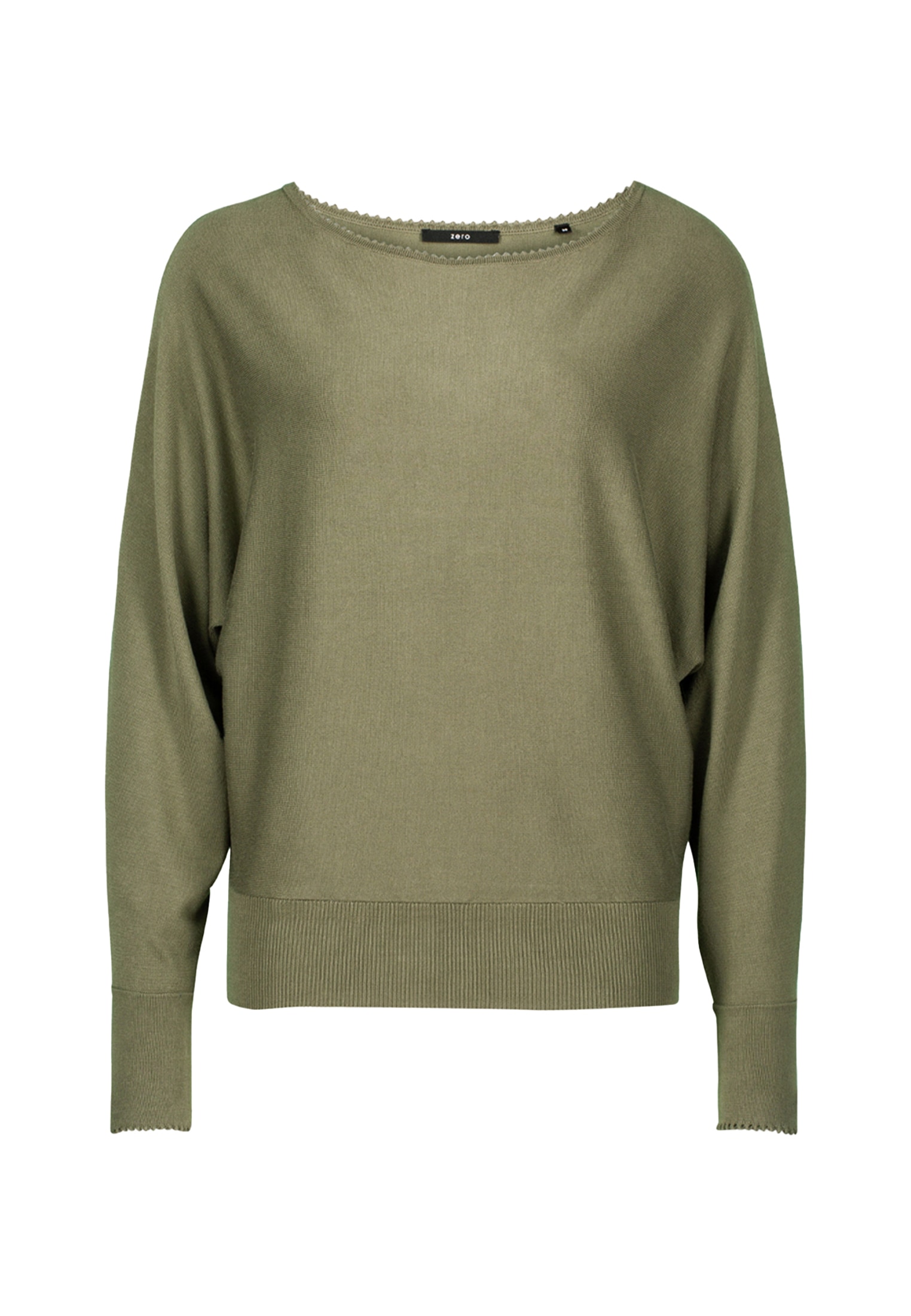 Zero Strickpullover »zero Strickpullover mit U-Boot Ausschnitt«, (1 tlg.), Plain/ohne Details