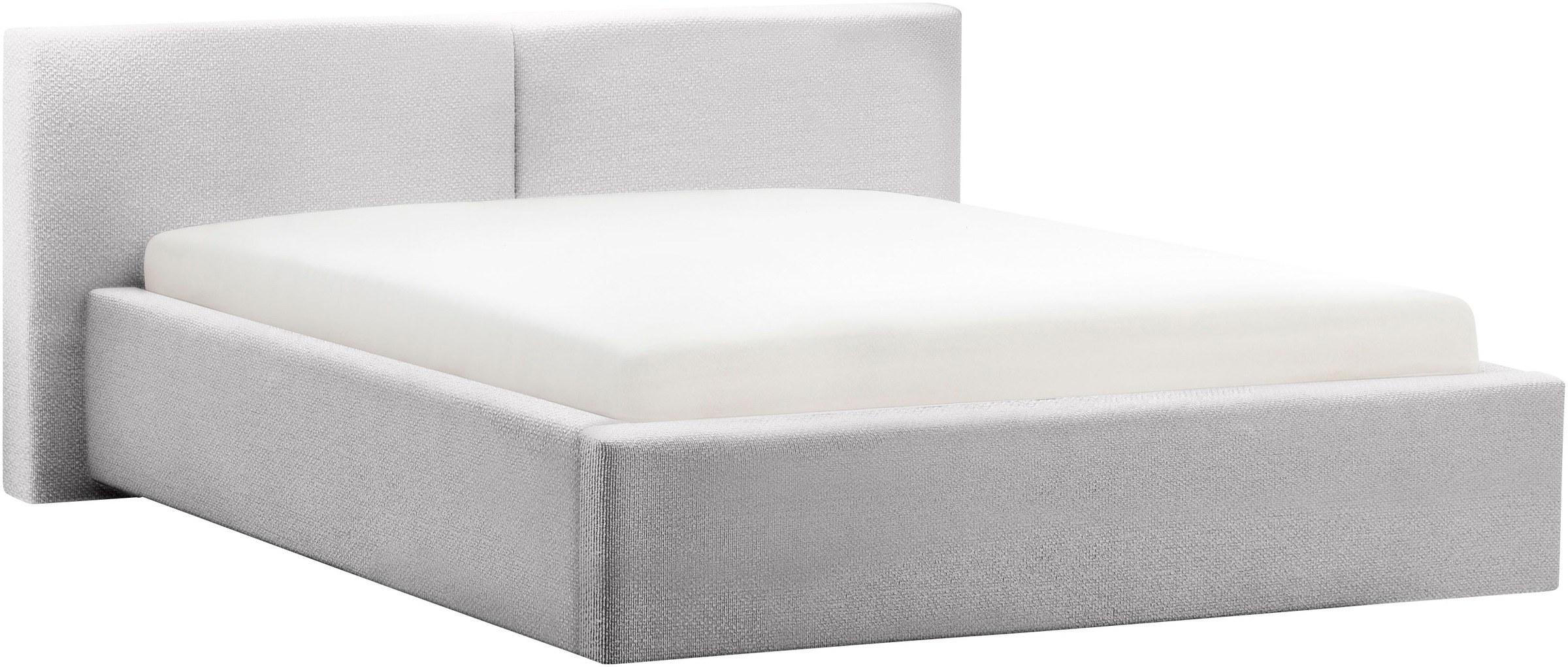 meise.möbel Polsterbett »Cube wahlweise mit Matratze und Bettkasten«, extra flaches Kopfteil, erhältlich in den Breiten 140cm, 160cm & 180cm