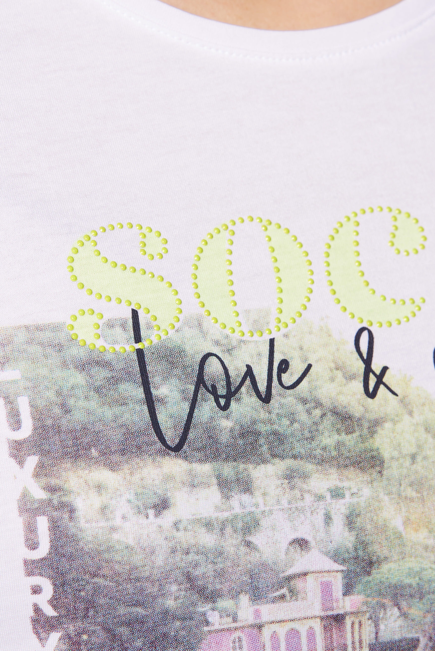 SOCCX Rundhalsshirt, mit Seitenschlitze