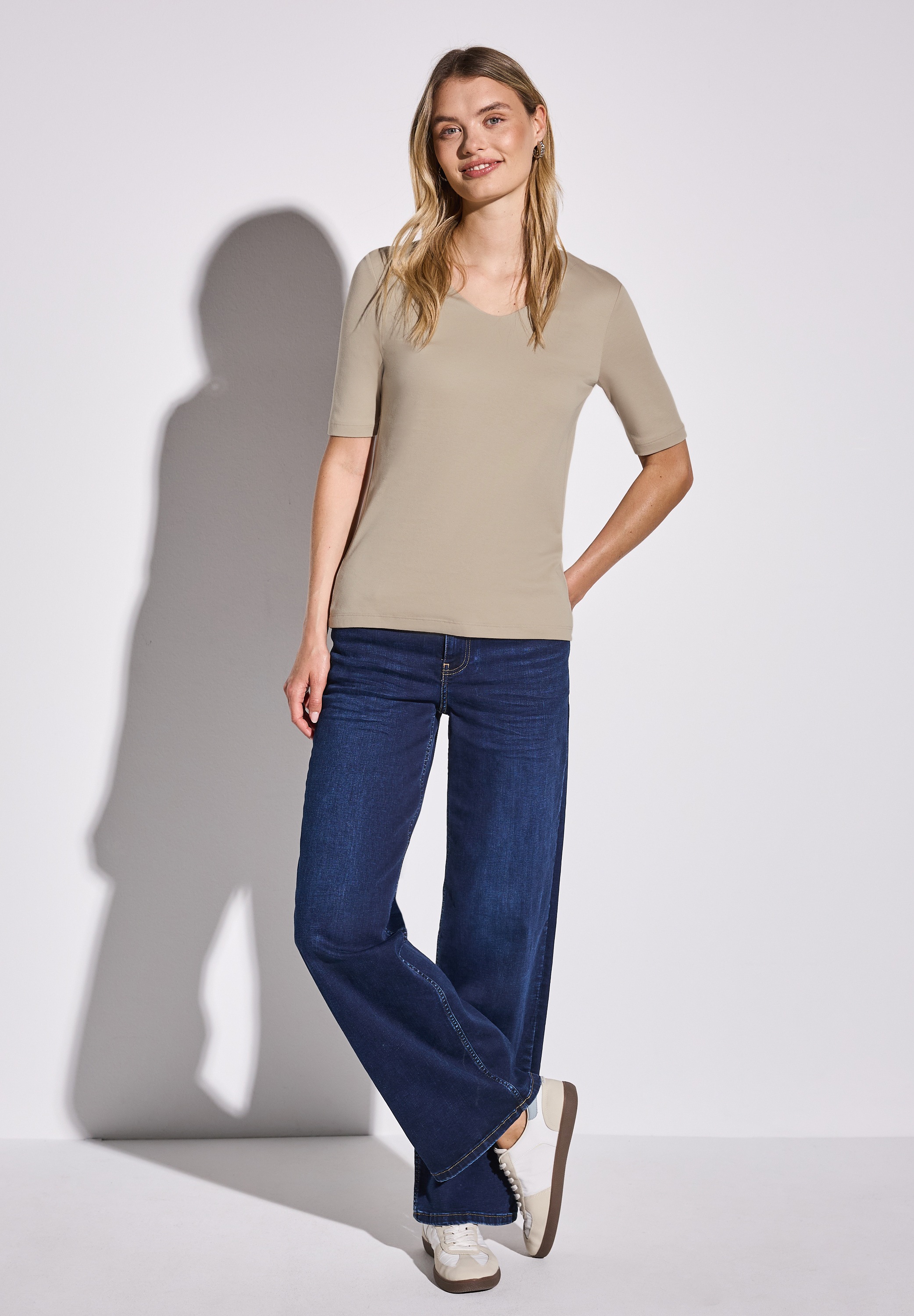 STREET ONE T-Shirt, im soften Baumwoll-Mix