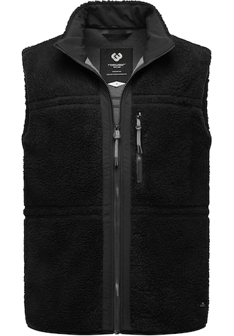 Plüschweste »Noory Vest«, Herren Basic ärmellose Teddy-Fleece Jacke