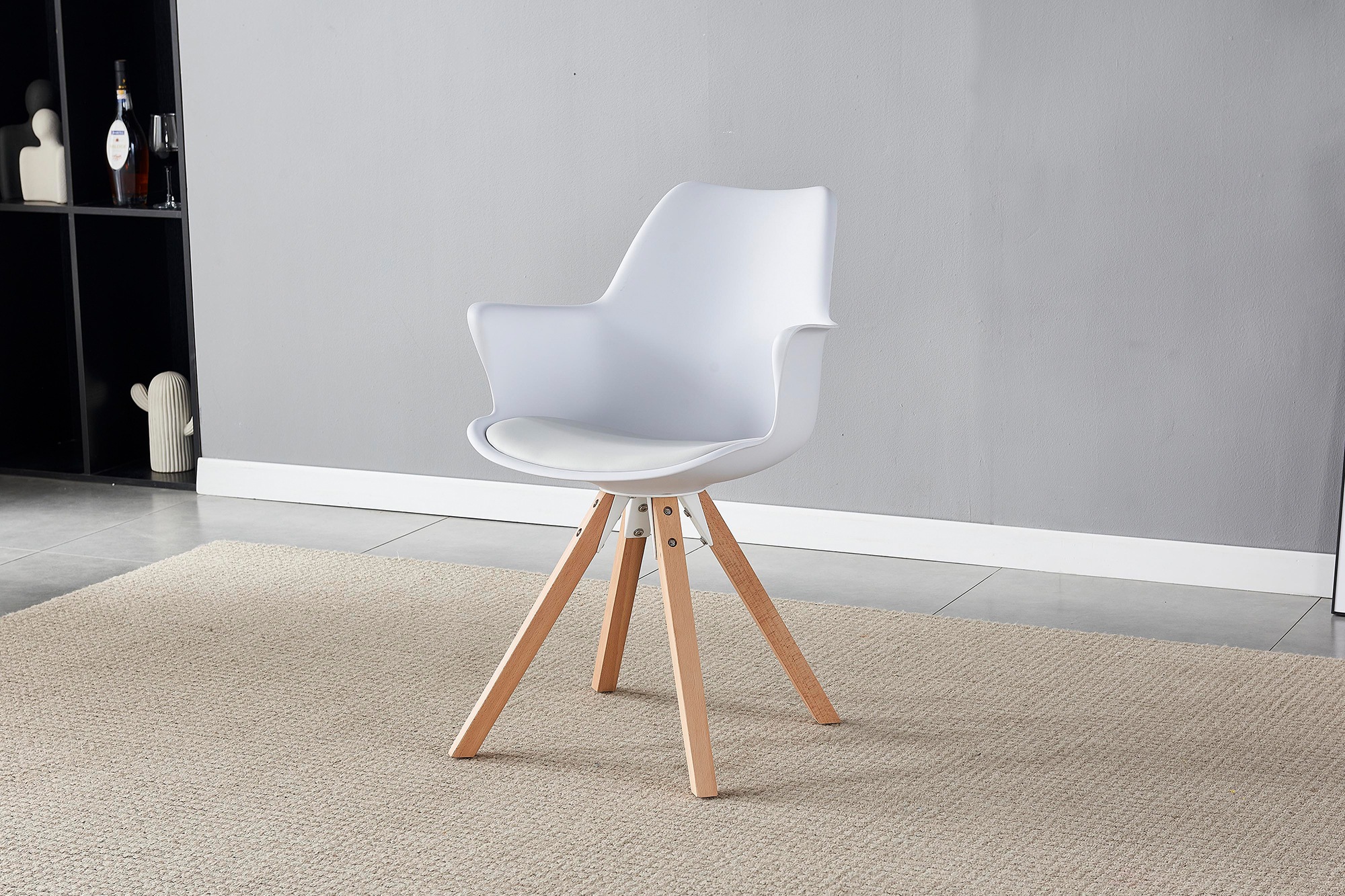 SalesFever Esszimmerstuhl "Monza - Stilvoller Armlehnstuhl fürs Esszimmer" günstig online kaufen