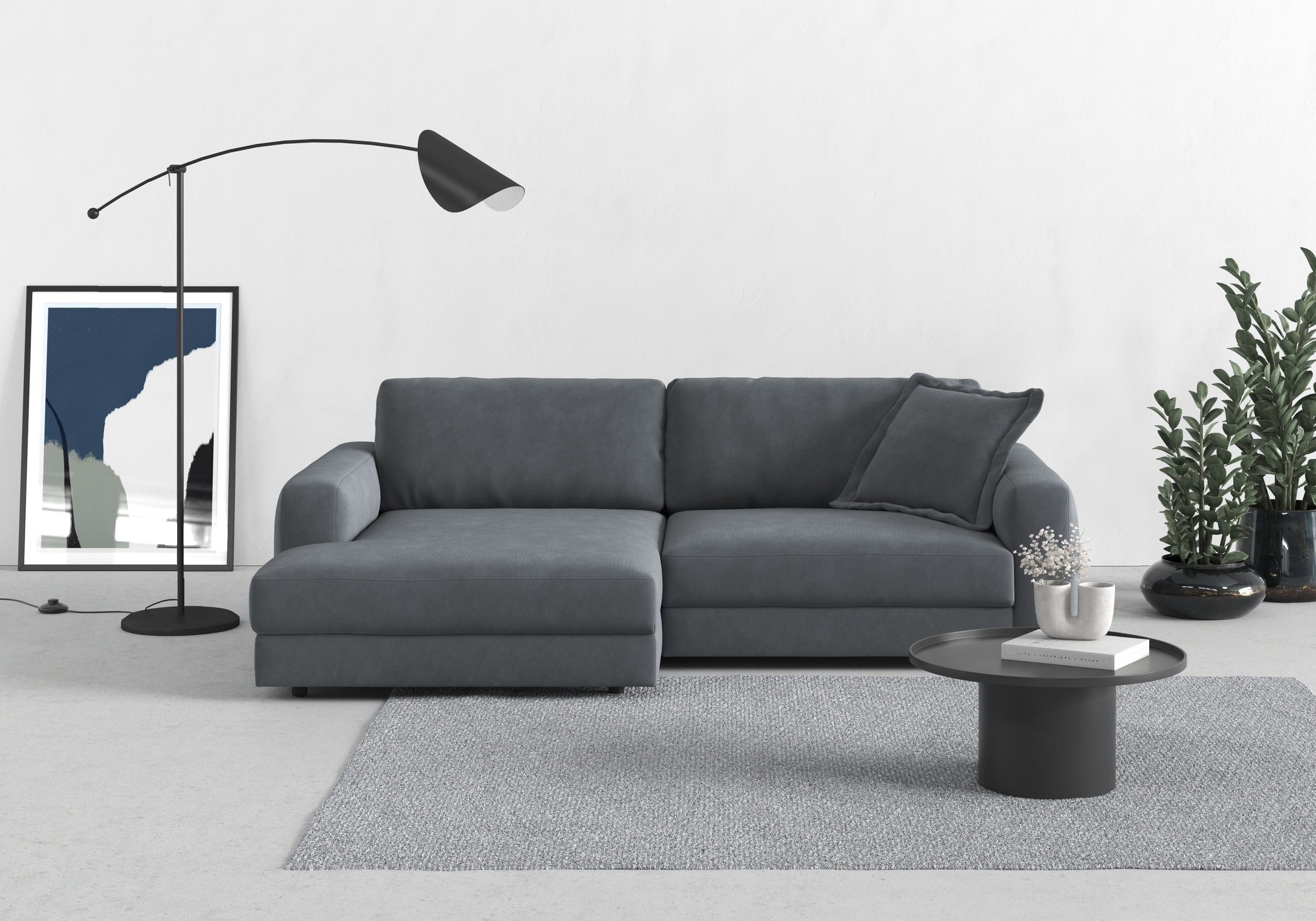 TRENDMANUFAKTUR Ecksofa "Bourbon, Mega Designsofa mit tollem Sitzkomfort, B günstig online kaufen
