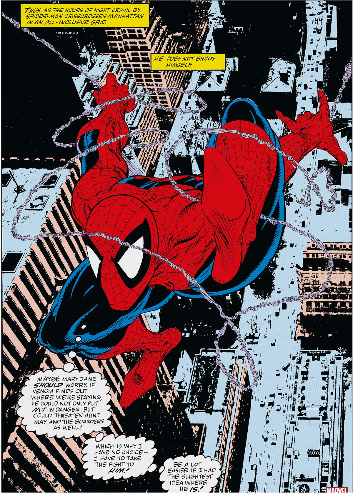 MARVEL Leinwandbild "Spiderman Comic", Comic-Fantasy, (1 St.), Spiderman Ch günstig online kaufen