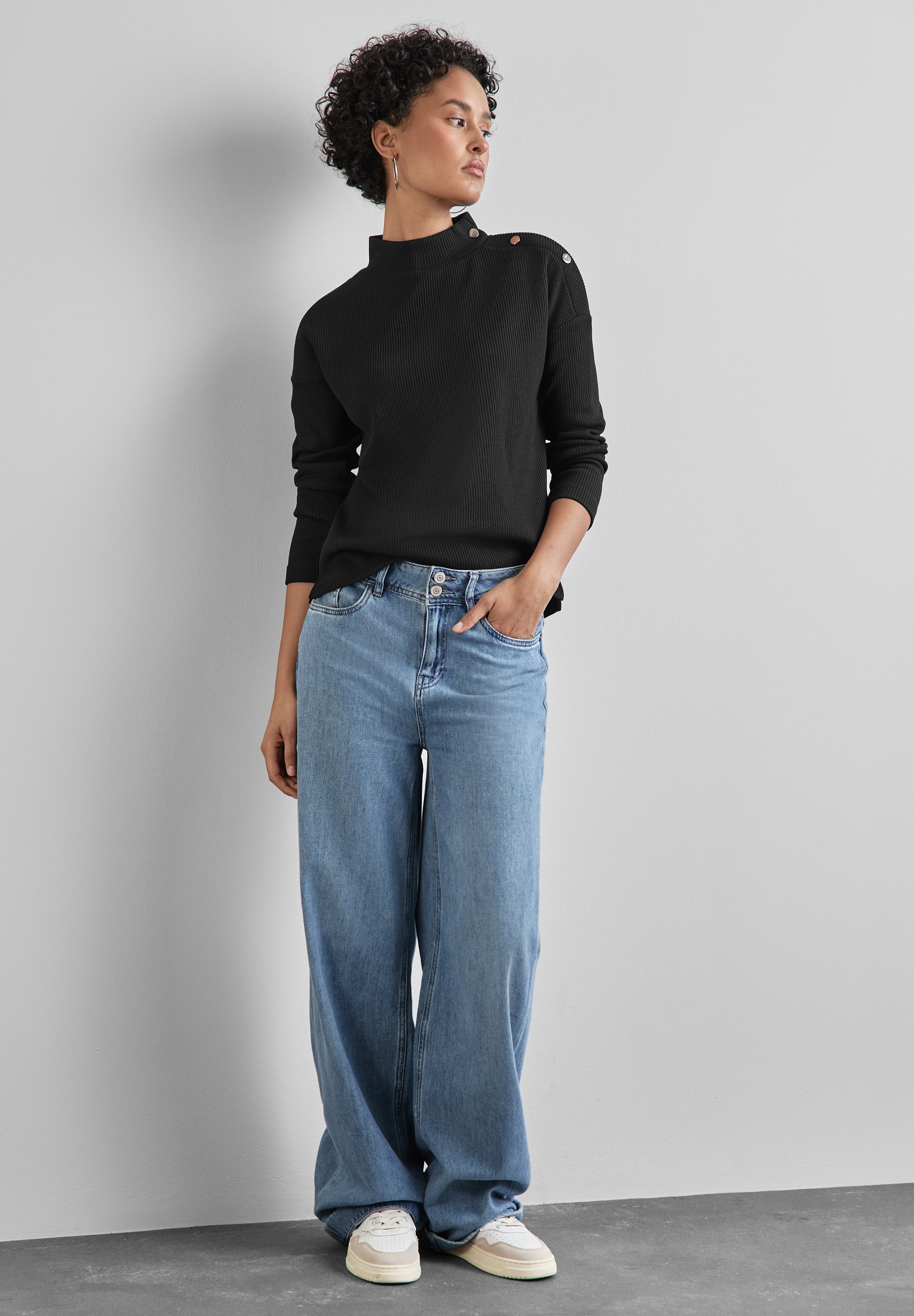 Thumbnail - STREET ONE Langarmshirt, mit Turtleneck