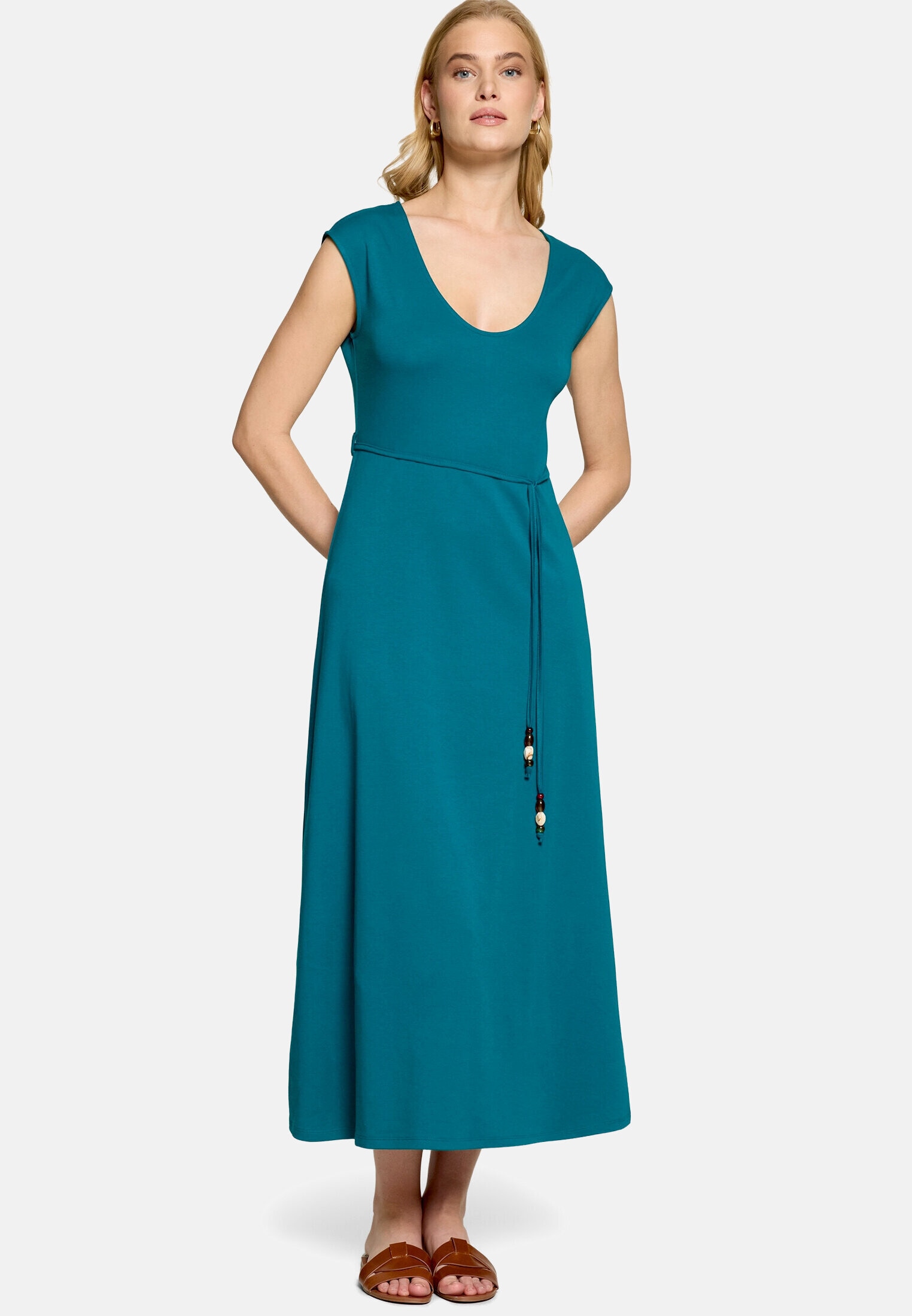 Zero Maxikleid »Damen mit Gürtel« Material