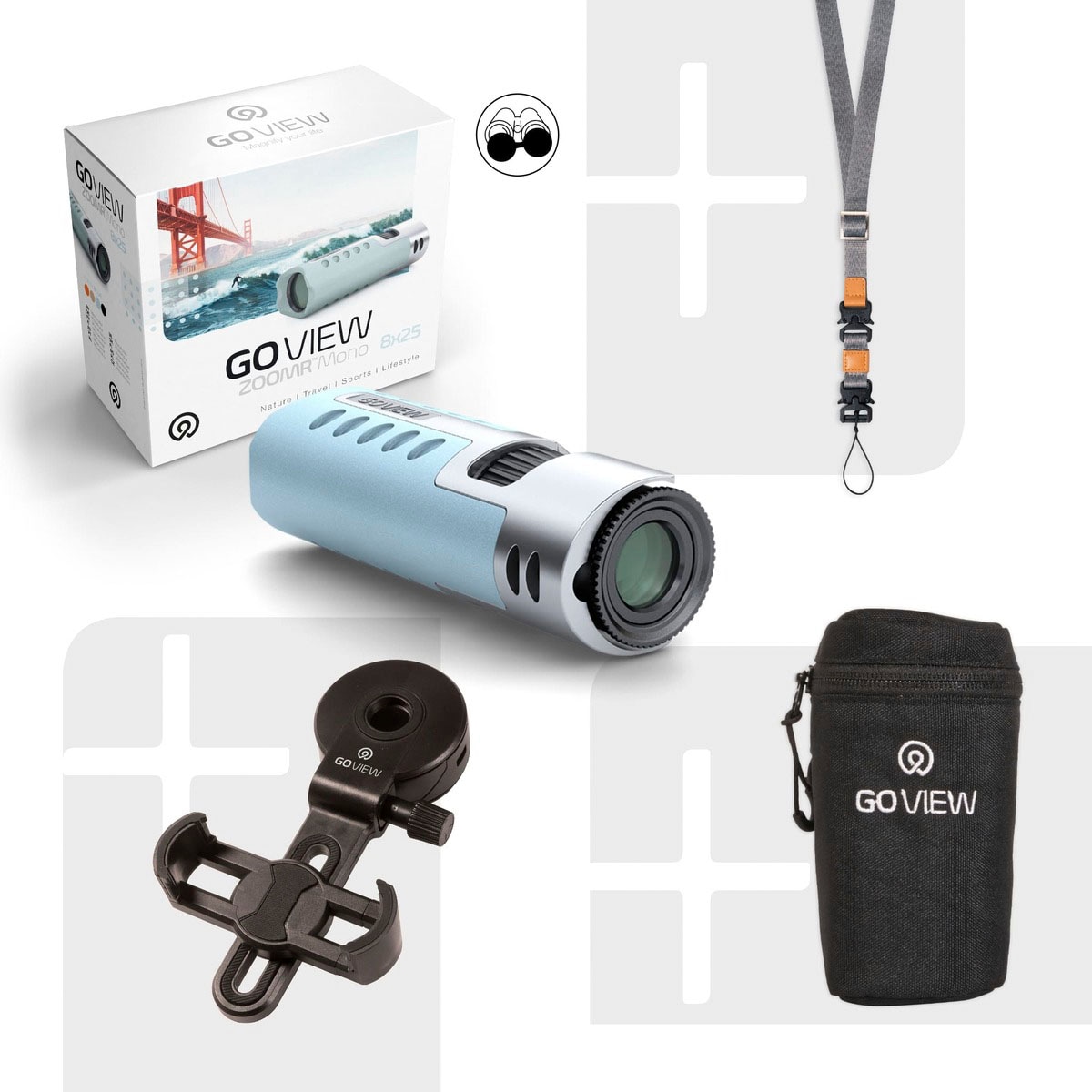 GoView Monokular »ZOOMR HD«