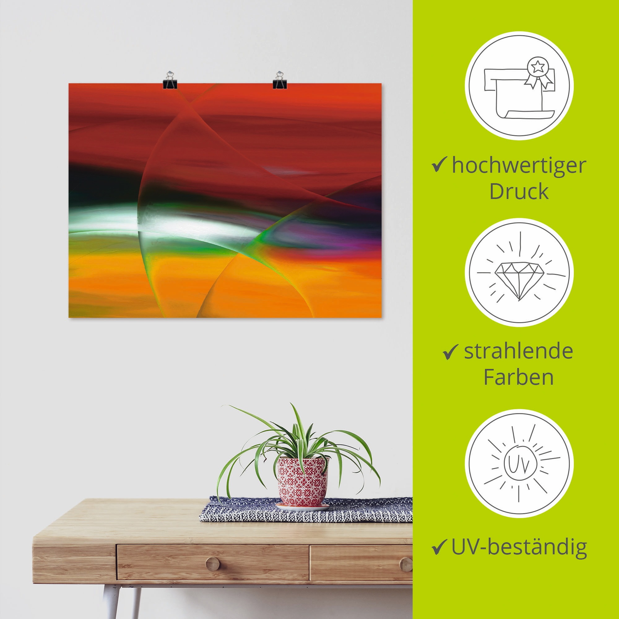 Artland Leinwandbild »Modern V«, Gegenstandslos, (1 St.), auf Keilrahmen gespannt