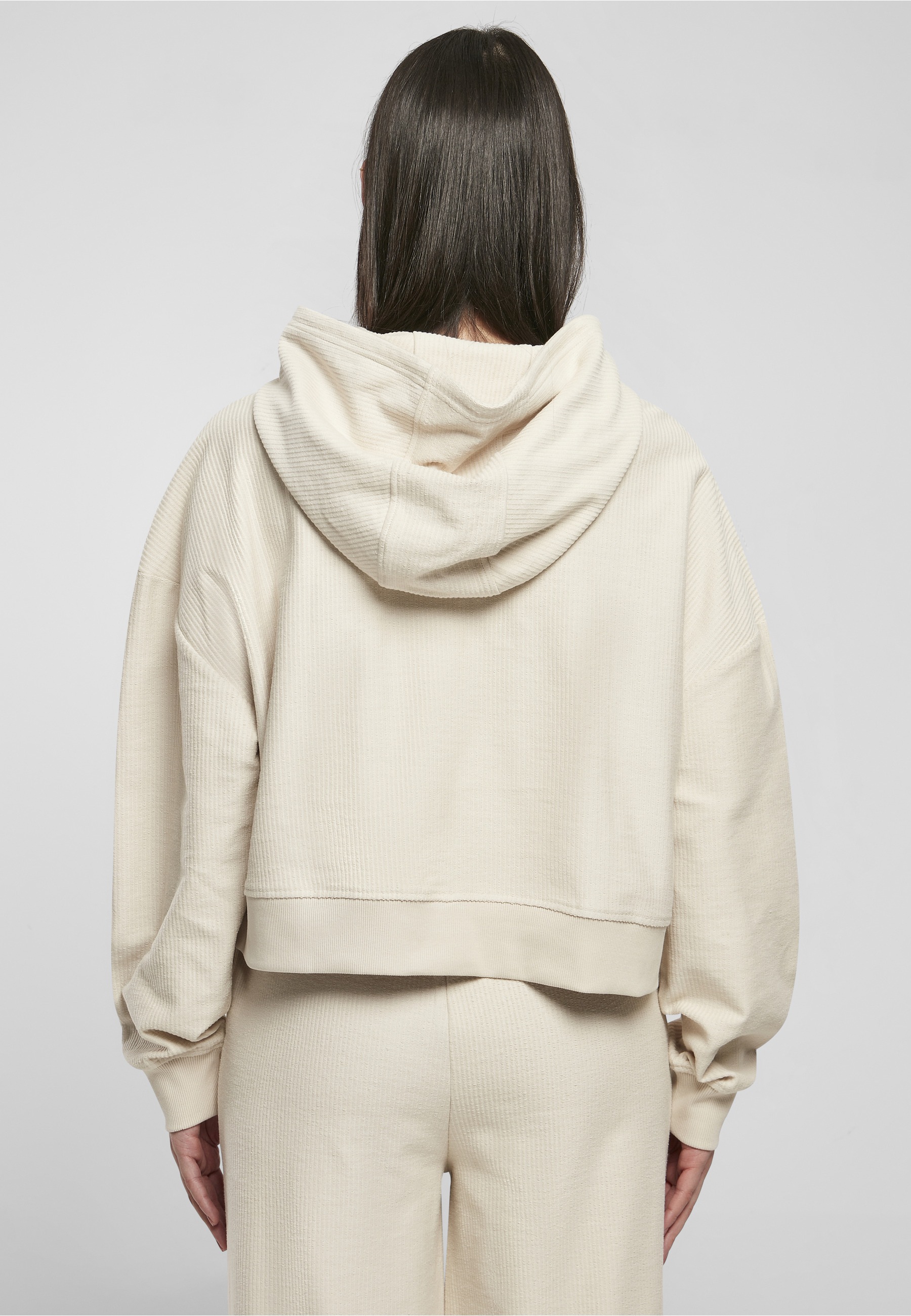 URBAN CLASSICS Kapuzensweatshirt »Urban Classics Damen Ladies Oversized Short Rib Hoody«, 1 Stk.
