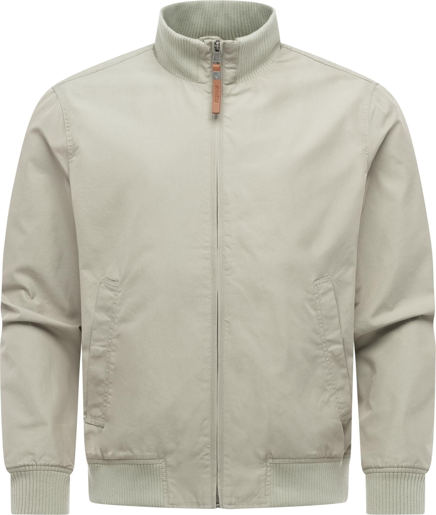Outdoorjacke RAGWEAR "Crusien YOUMODO", Herren, Gr. M (50), olivgrün, Obermaterial: 65% Baumwolle, 35% Polyester; Innenfutter: 100% Baumwolle; Ärmelfutter: 100% Polyester, Basic, gerade hüftbedeckend, hoch geschlossener Ausschnitt, Rippbündchen, Jacken Ou