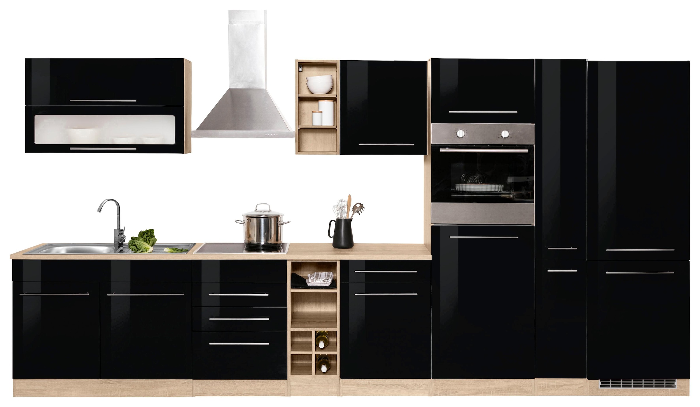 KOCHSTATION Küchenzeile "KS-Eton" ohne E-Geräte, Breite 390 cm günstig online kaufen