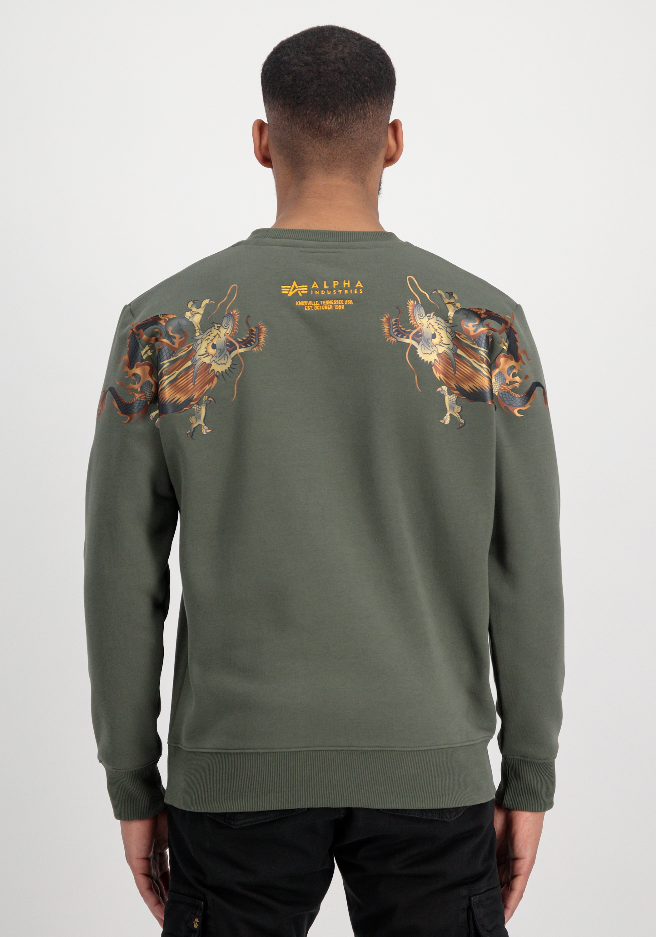 Alpha Industries Sweater »Alpha Industries Men - Sweatshirts Dragon EMB  Sweater« ▷ bestellen | BAUR