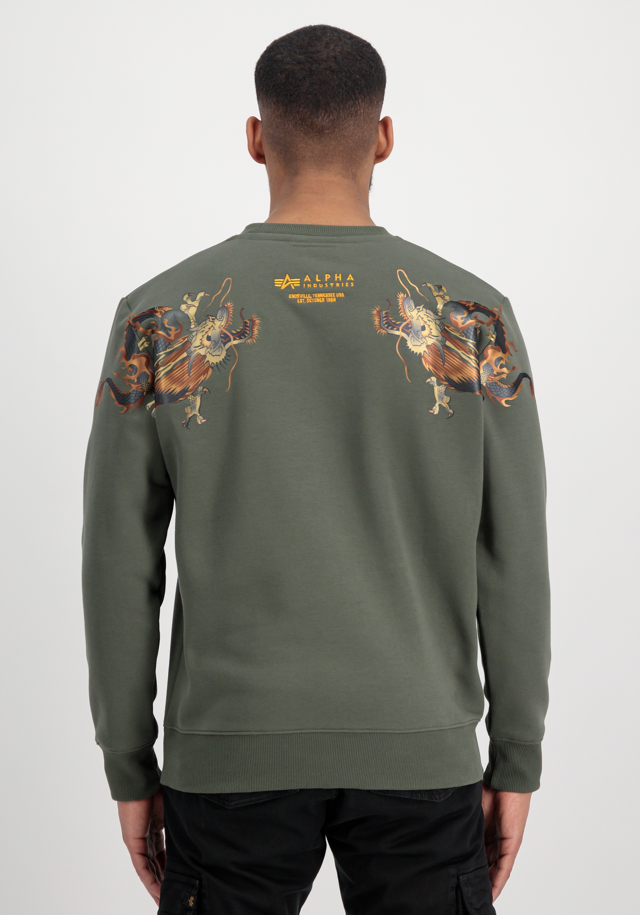 Alpha Industries Sweater "Dragon EMB Sweatshirt" günstig online kaufen