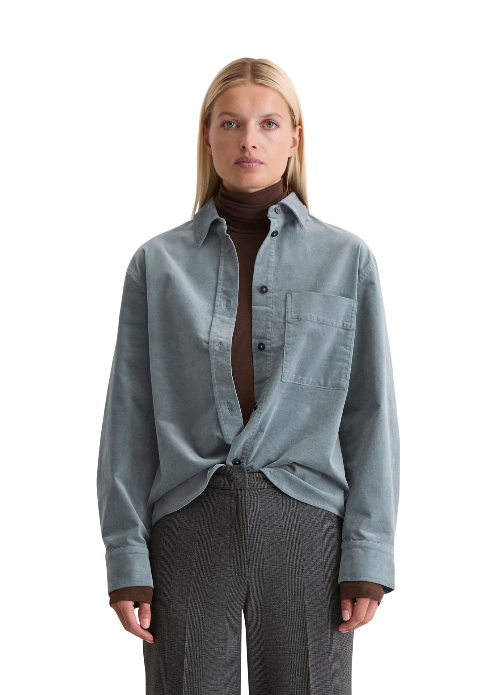 Marc OPolo Hemdjacke "aus Organic Cotton Stretch" ohne Kapuze günstig online kaufen