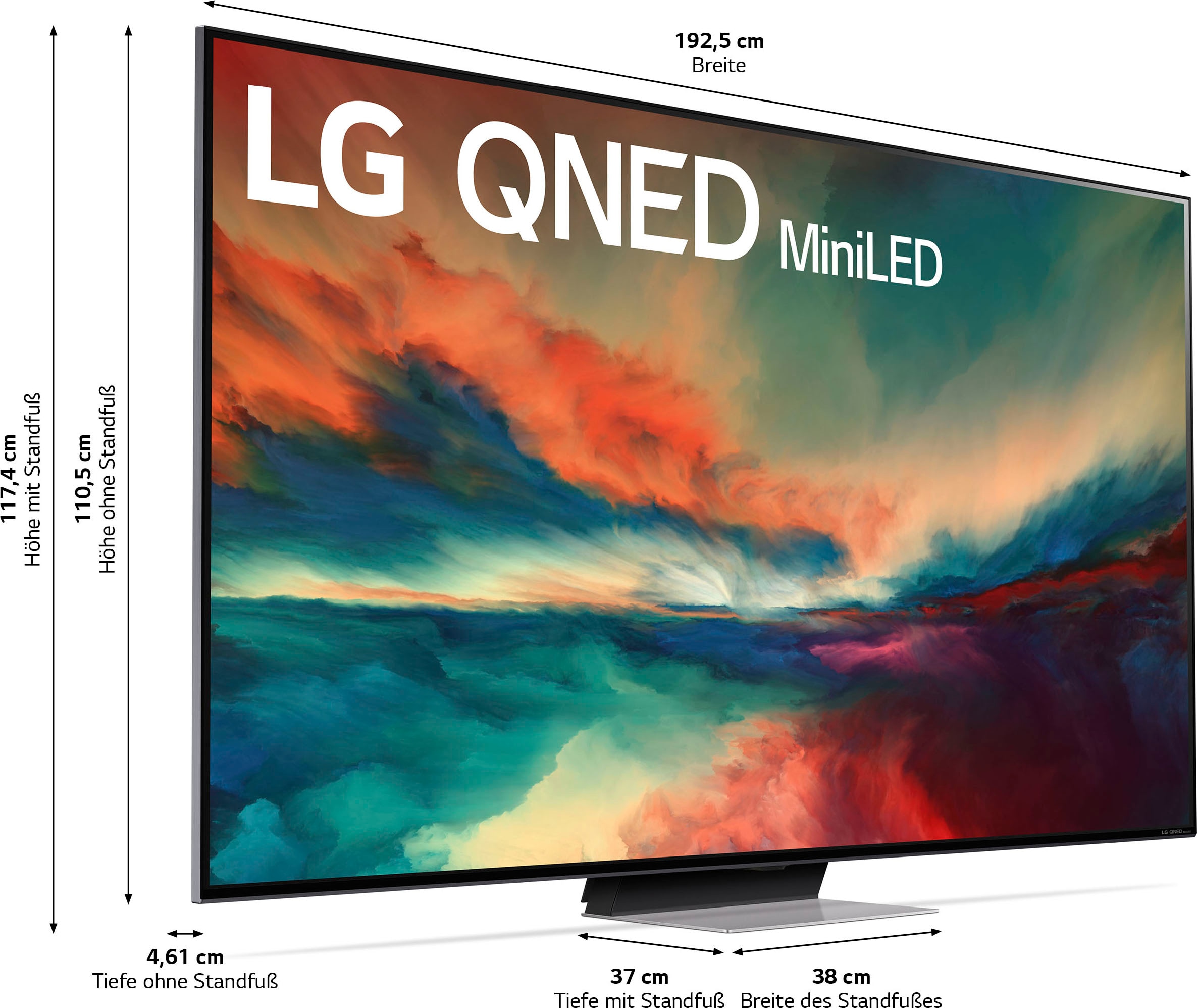 LG QNED-Fernseher »86QNED866RE«, Smart-TV, 4K Zoll, & Vision HD, AI-Prozessor-Dolby 217 Ultra | Atmos-HDMI MiniLED-bis cm/86 2.1 BAUR zu 120Hz-α7 QNED 4K Gen6