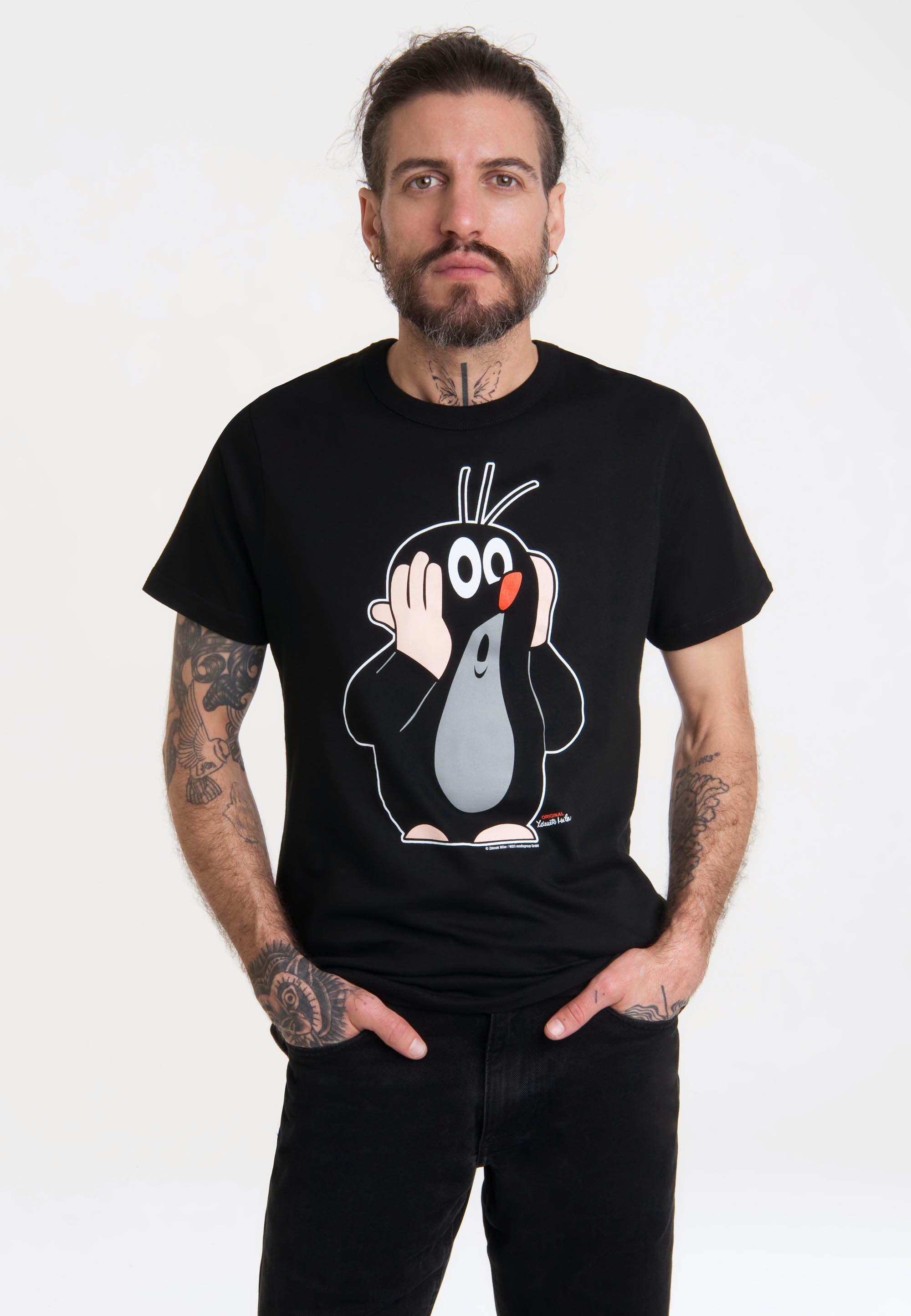 LOGOSHIRT T-Shirt »Der kleine Maulwurf«, lizenziertem mit ▷ | Print BAUR bestellen