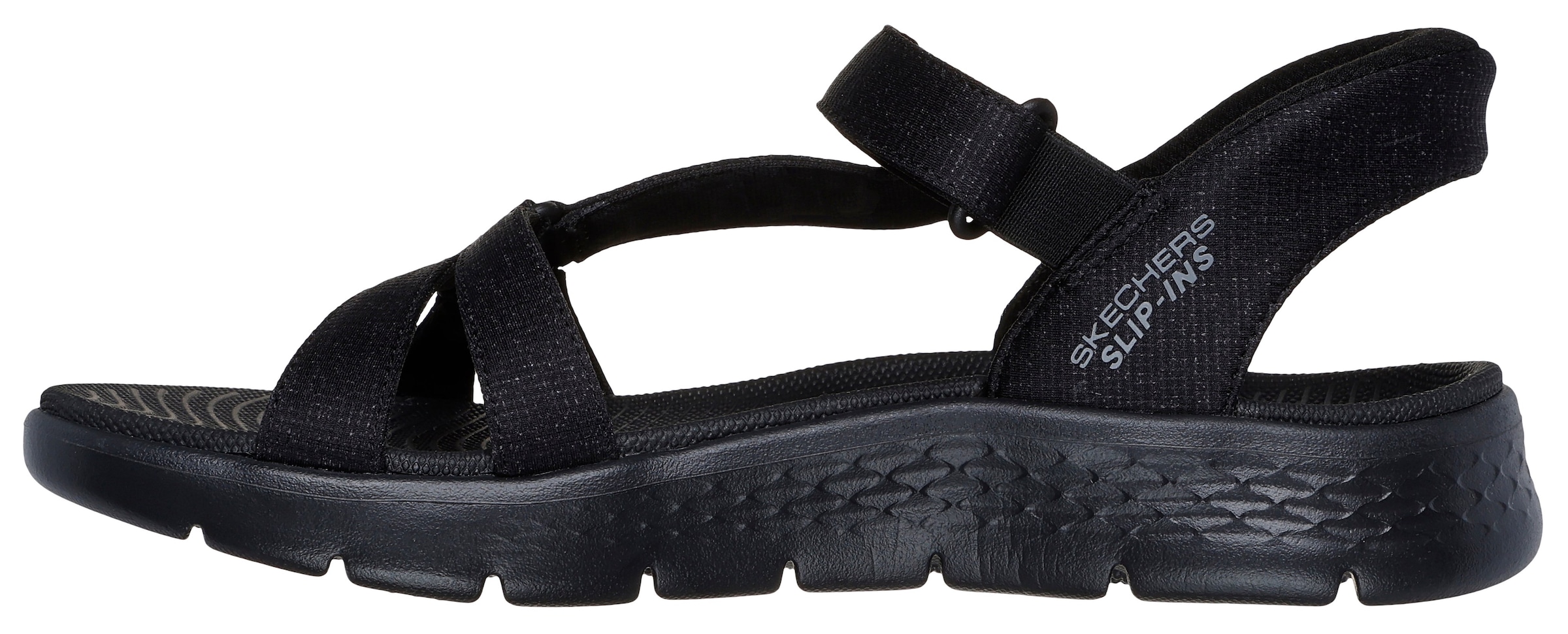 Skechers Sandale »GO WALK FLEX SANDAL-ILLUMINATE«, Sandalette, Trekking Sandale mit Gogo Mat Fußbett
