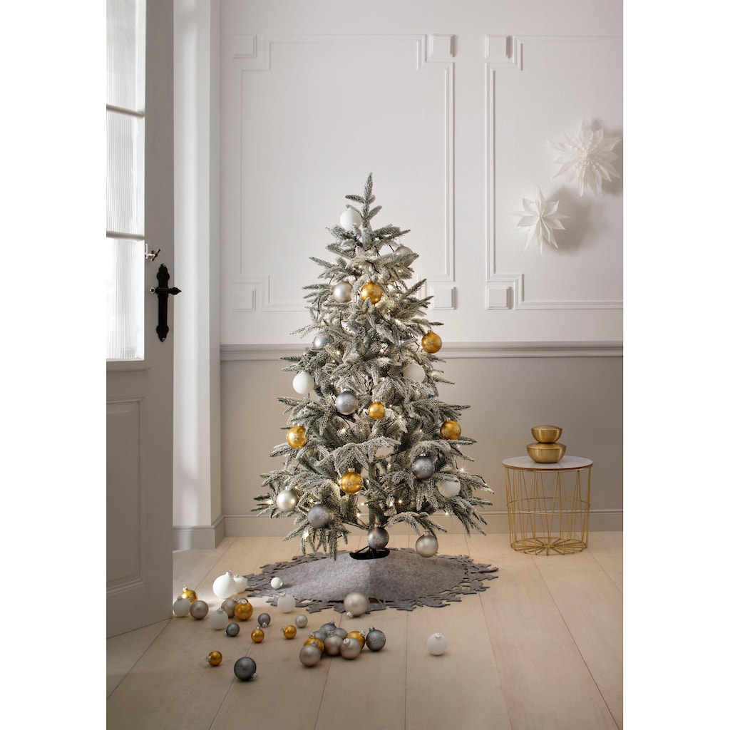 Thüringer Glasdesign Christbaumspitze »White Elegance, Weihnachtsdeko, Christbaumschmuck«