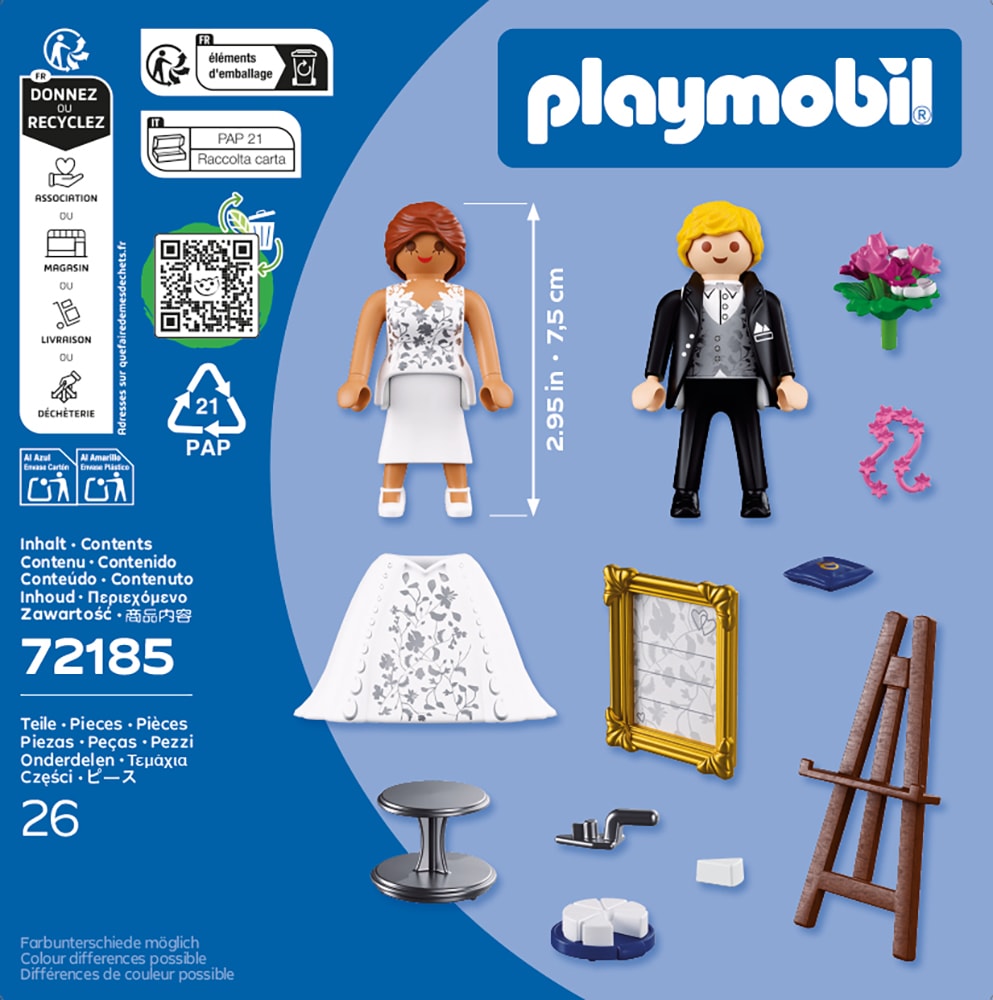Playmobil® Konstruktions-Spielset »Hochzeit (72185), Life« Made in Europe