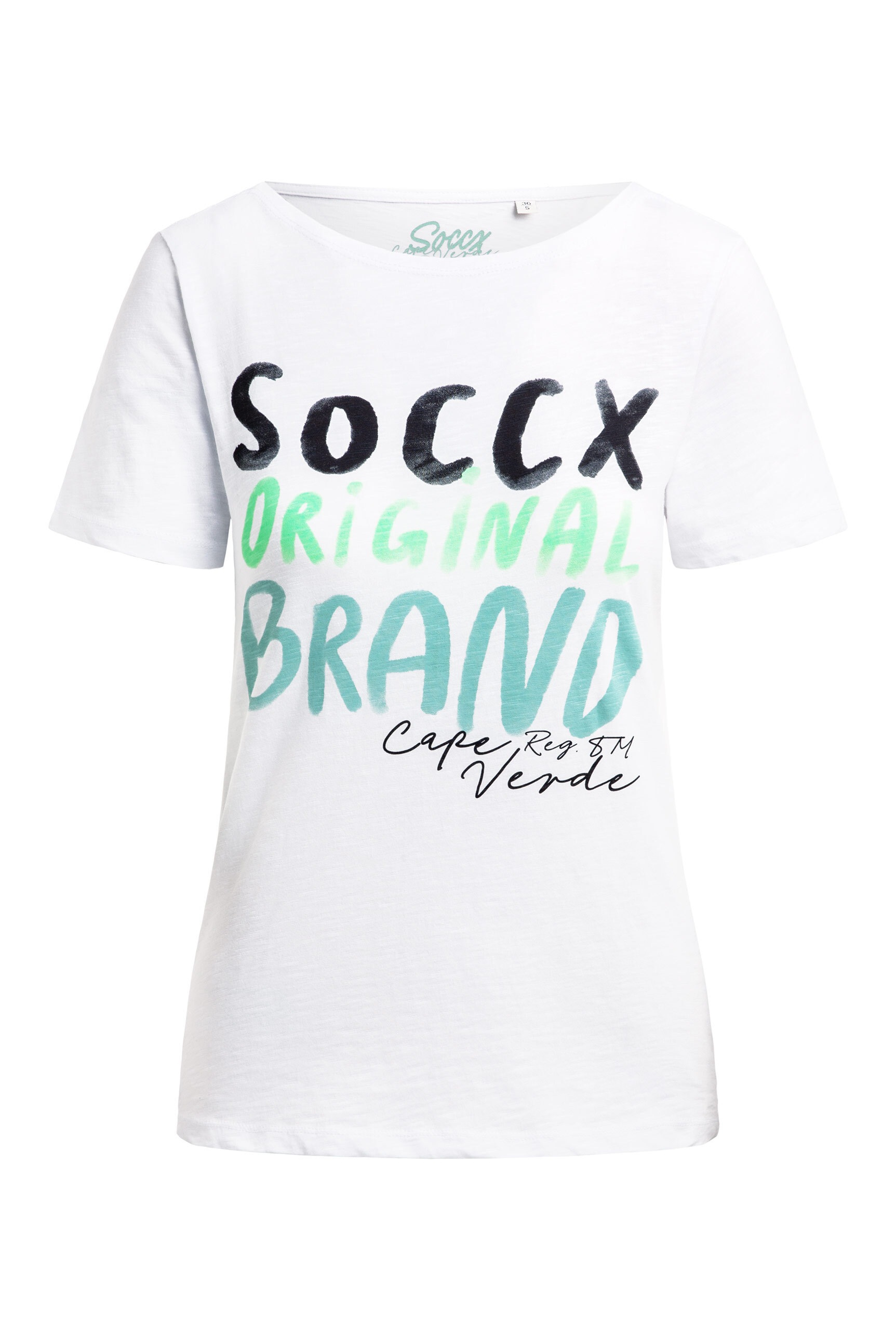 SOCCX Rundhalsshirt aus Baumwolle günstig online kaufen