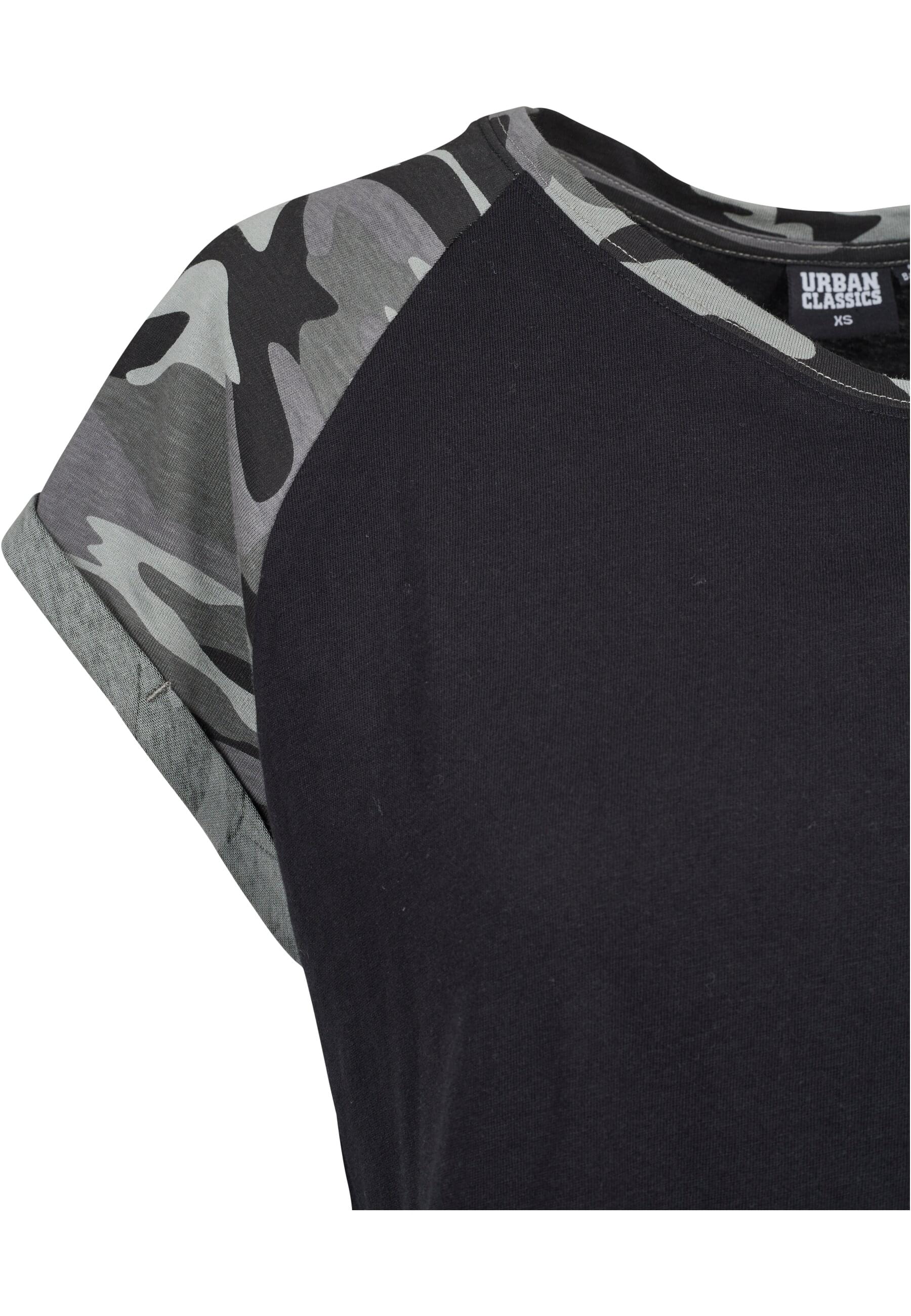 Thumbnail - URBAN CLASSICS Kurzarmshirt "Urban Classics Damen Ladies Contrast Raglan Tee", (1 tlg.)