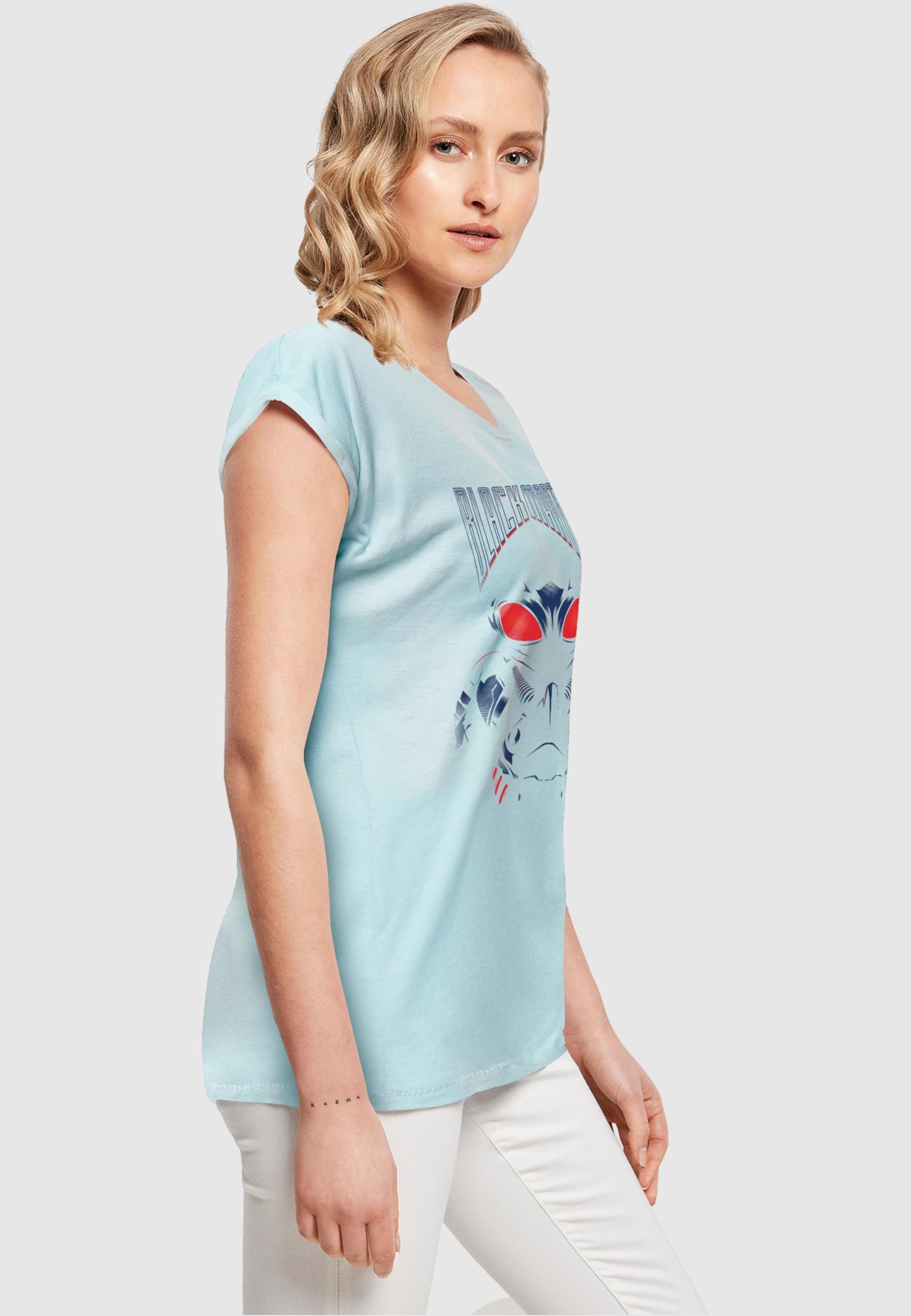 ABSOLUTE CULT T-Shirt »ABSOLUTE CULT Damen Ladies Aquaman - Black Manta T-Shirt«, (1 tlg.)