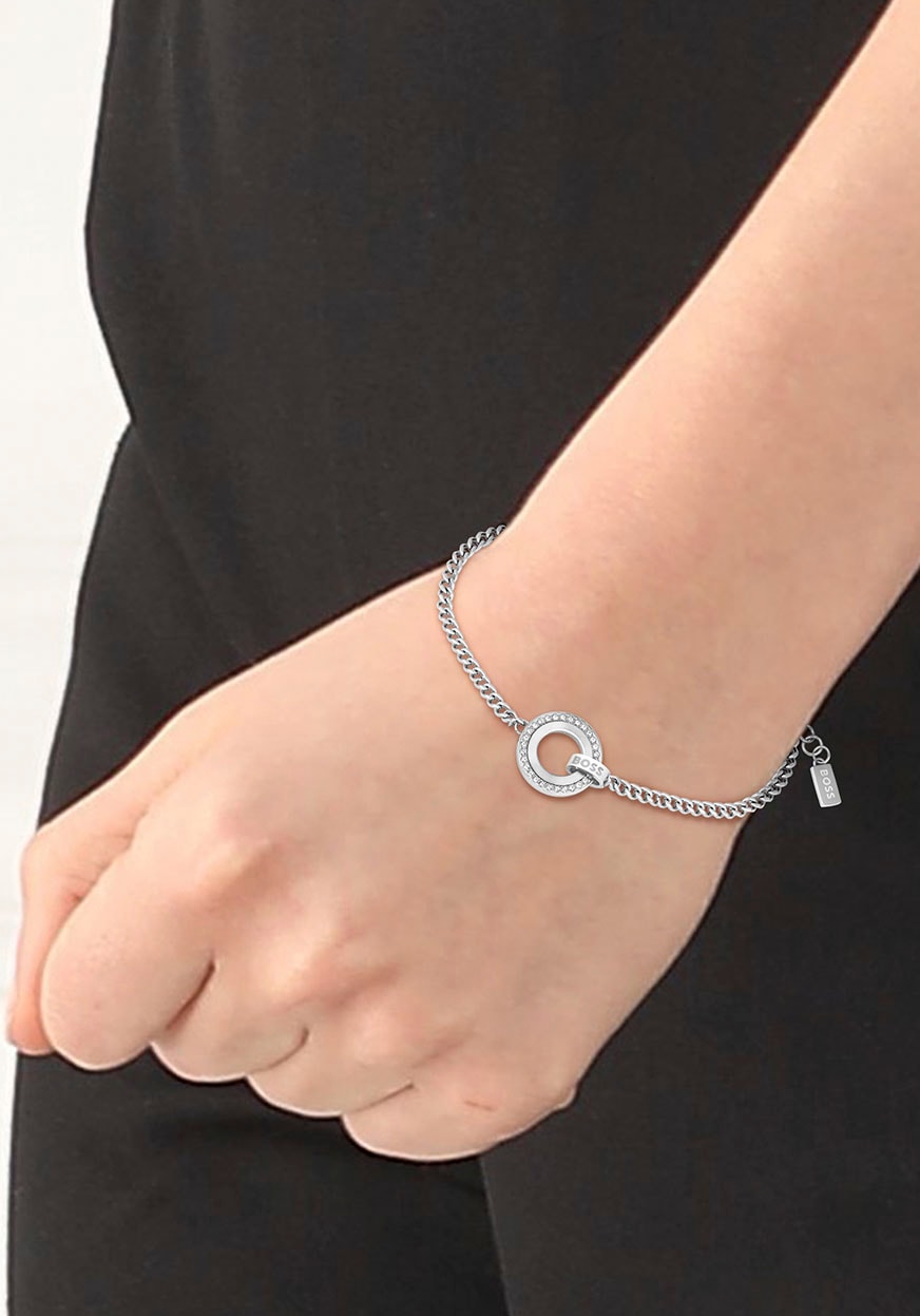 BOSS Armkette »IONA, 1580504, 1580509«, mit Glasstein